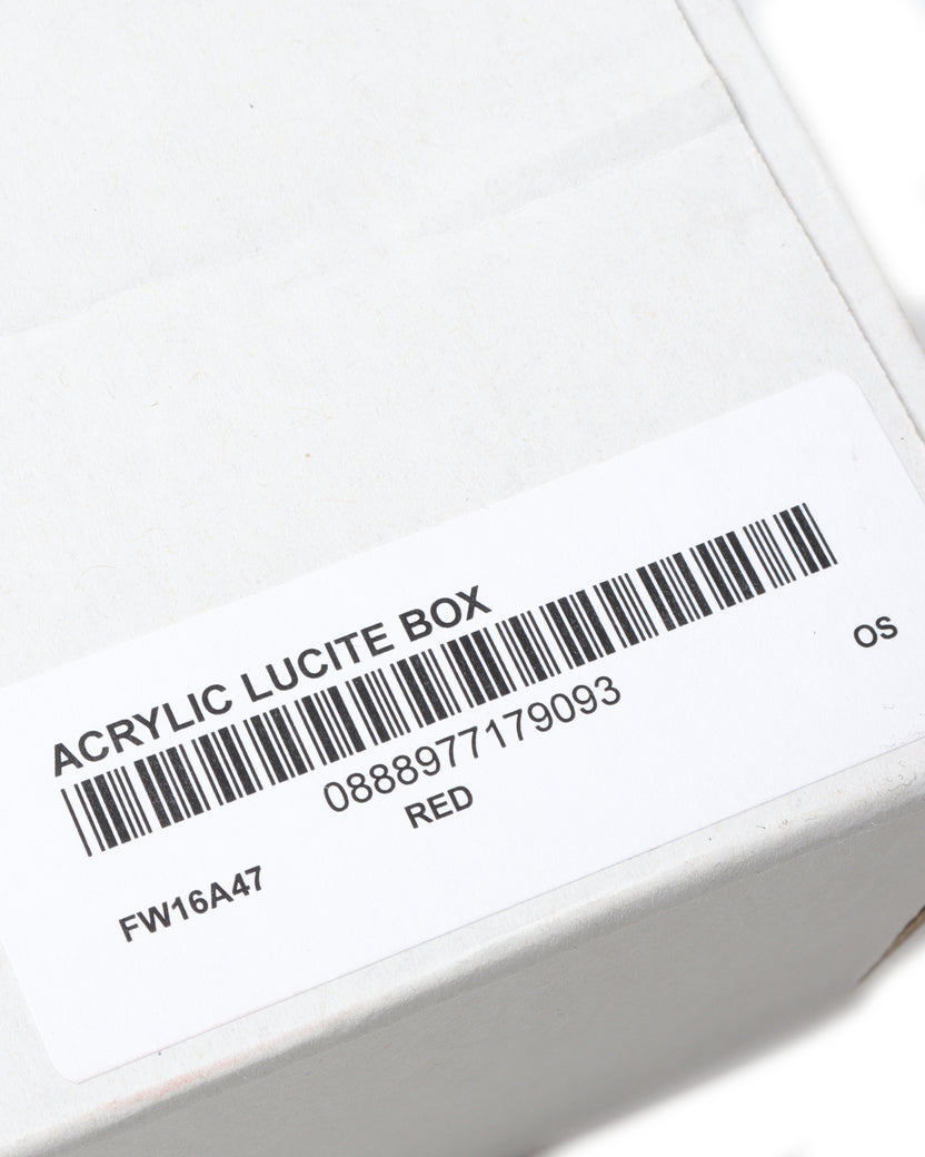 FW16 Acrylic Lucite Box