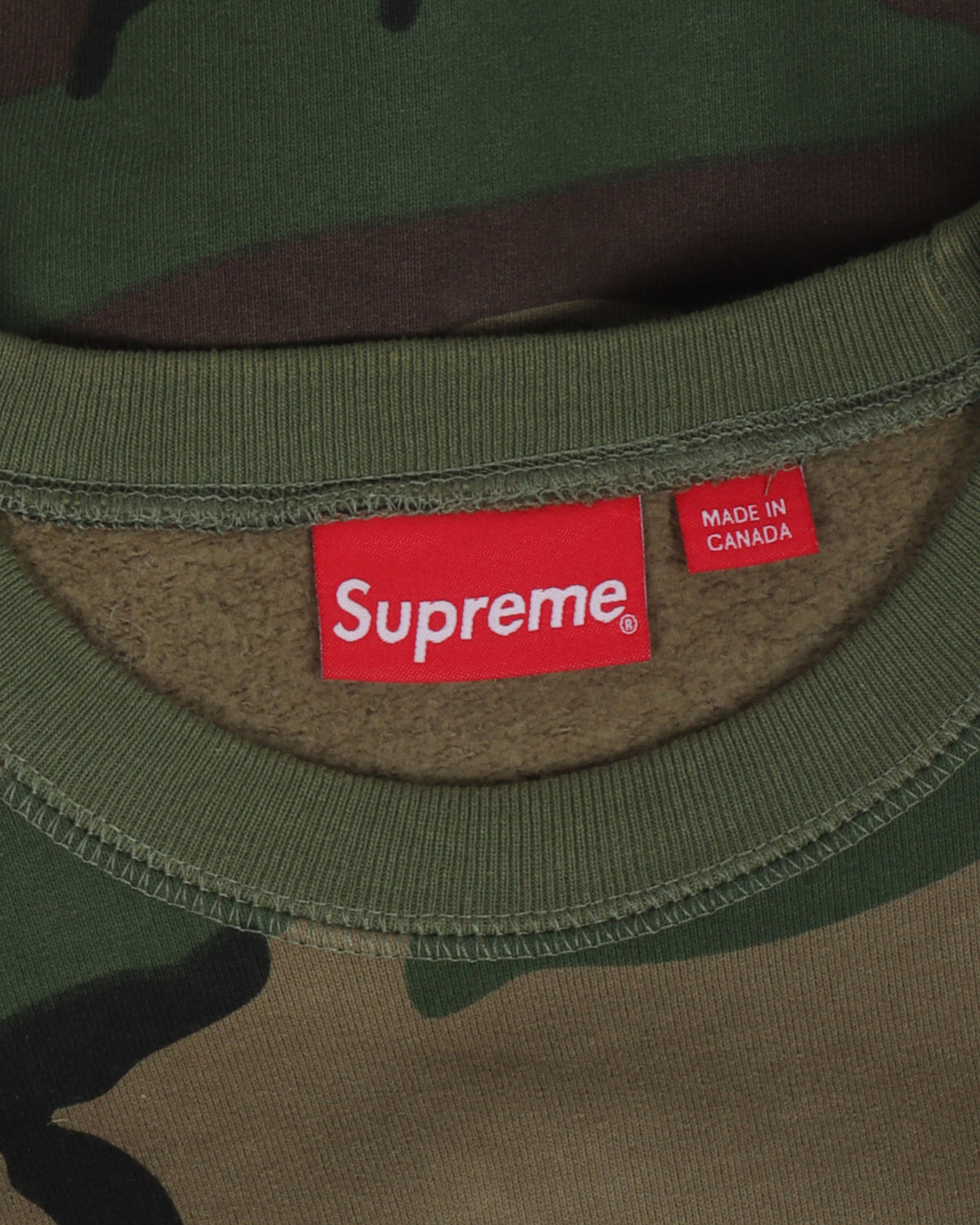 Camo Box Logo Crewneck