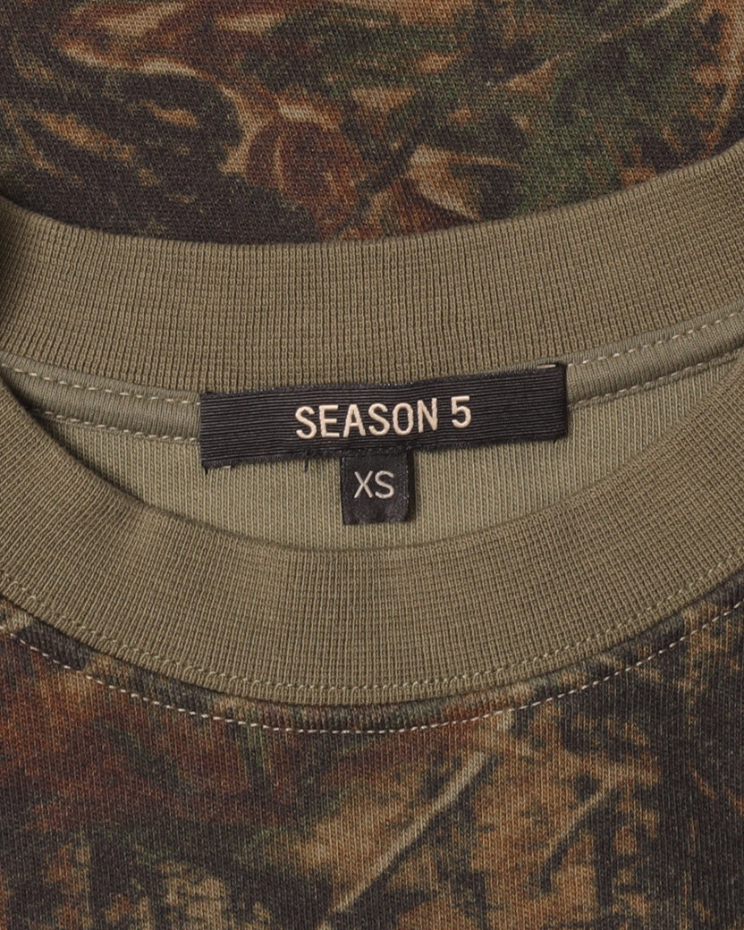 Season 5 Double-Layered Camouflage L/S T-Shirt