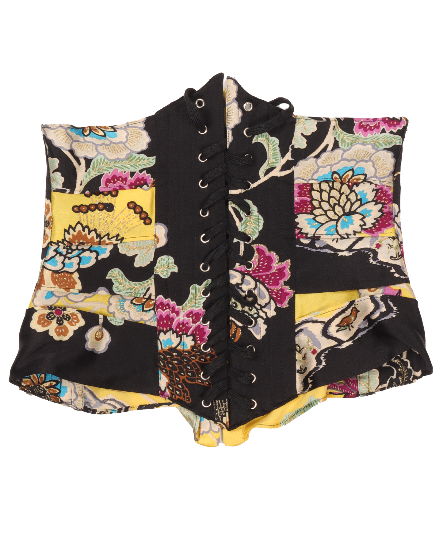 SS03 Cheongsam Style Floral Corset