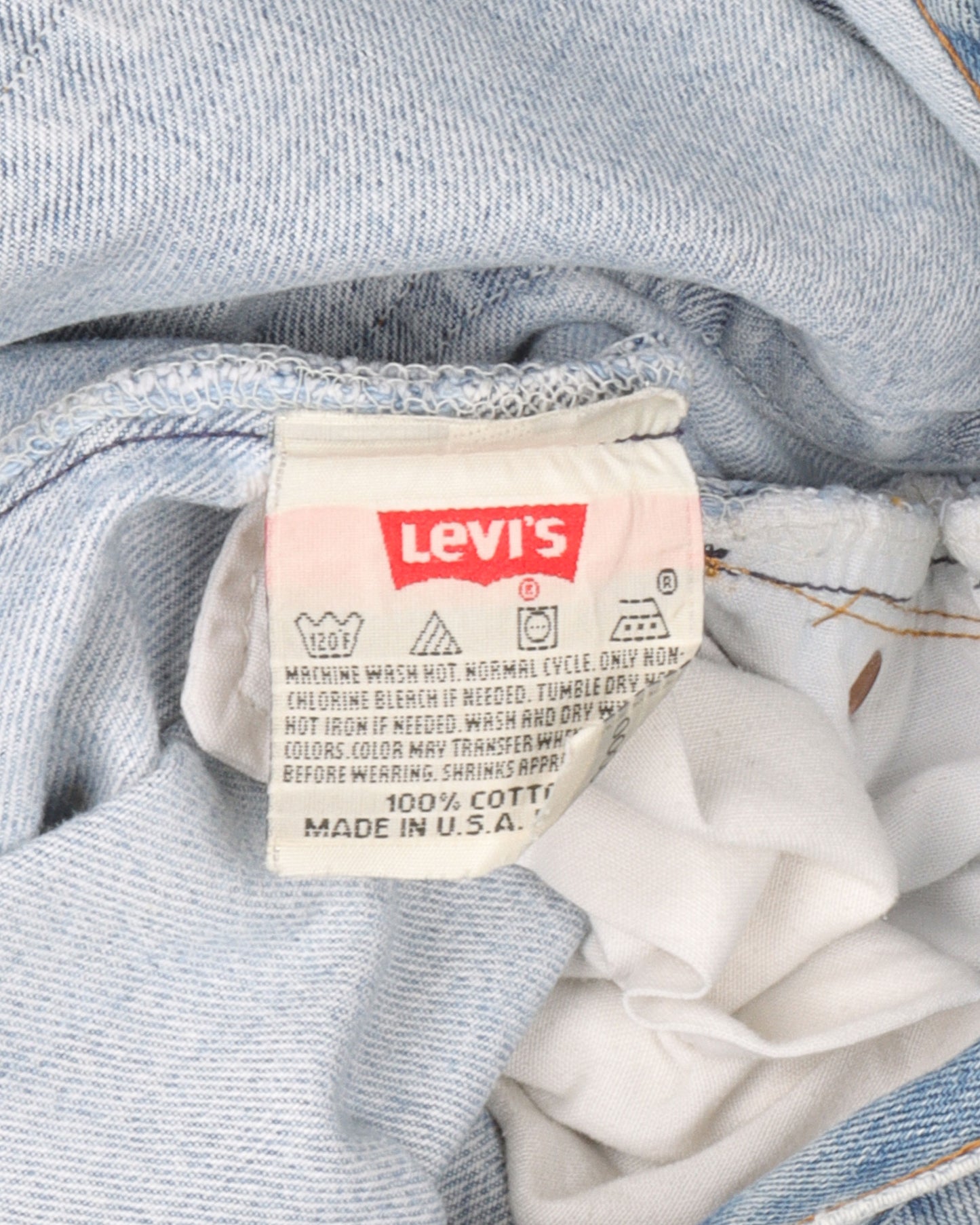 Distressed Levi 501 Jeans