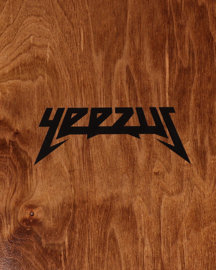 "YEEZUS" Skateboard Deck Set Sample by Wes Lang