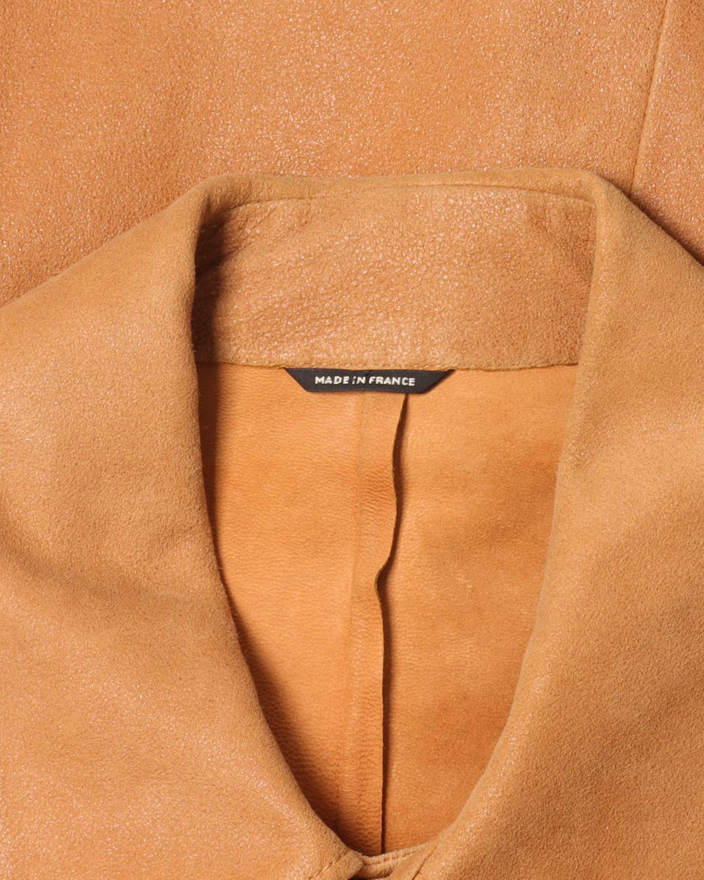 Suede Leather Coat