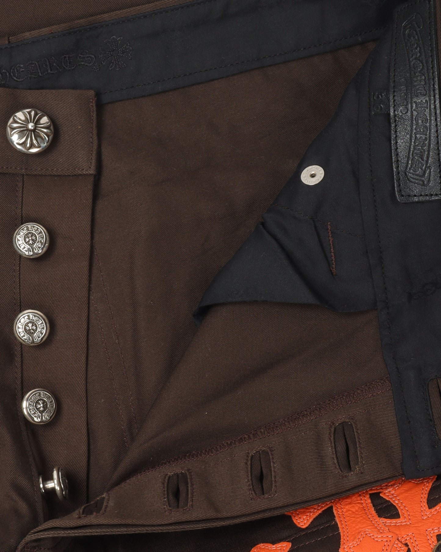Double Knee Cross Patch Pants