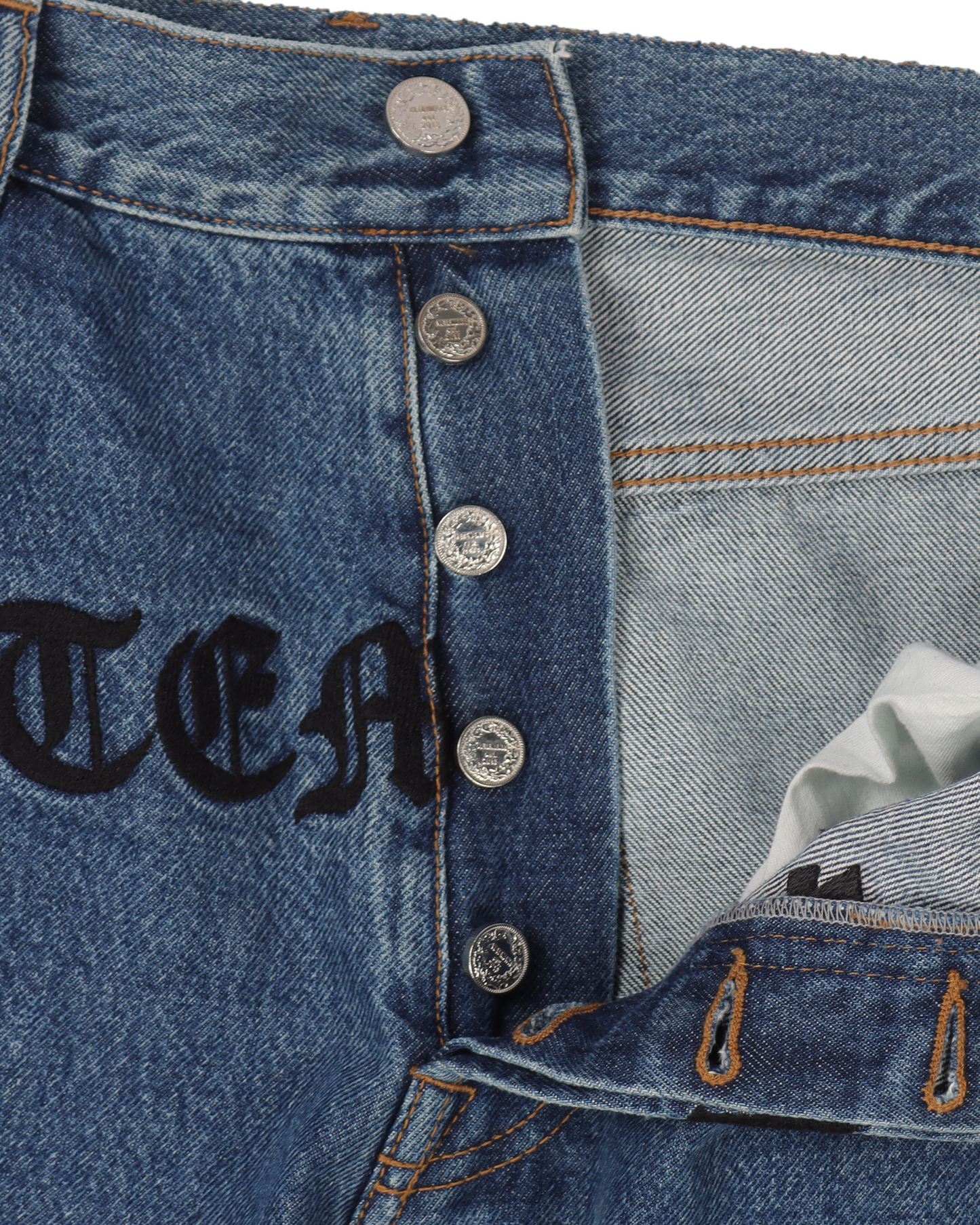 SS20 Gothic Embroidery Denim
