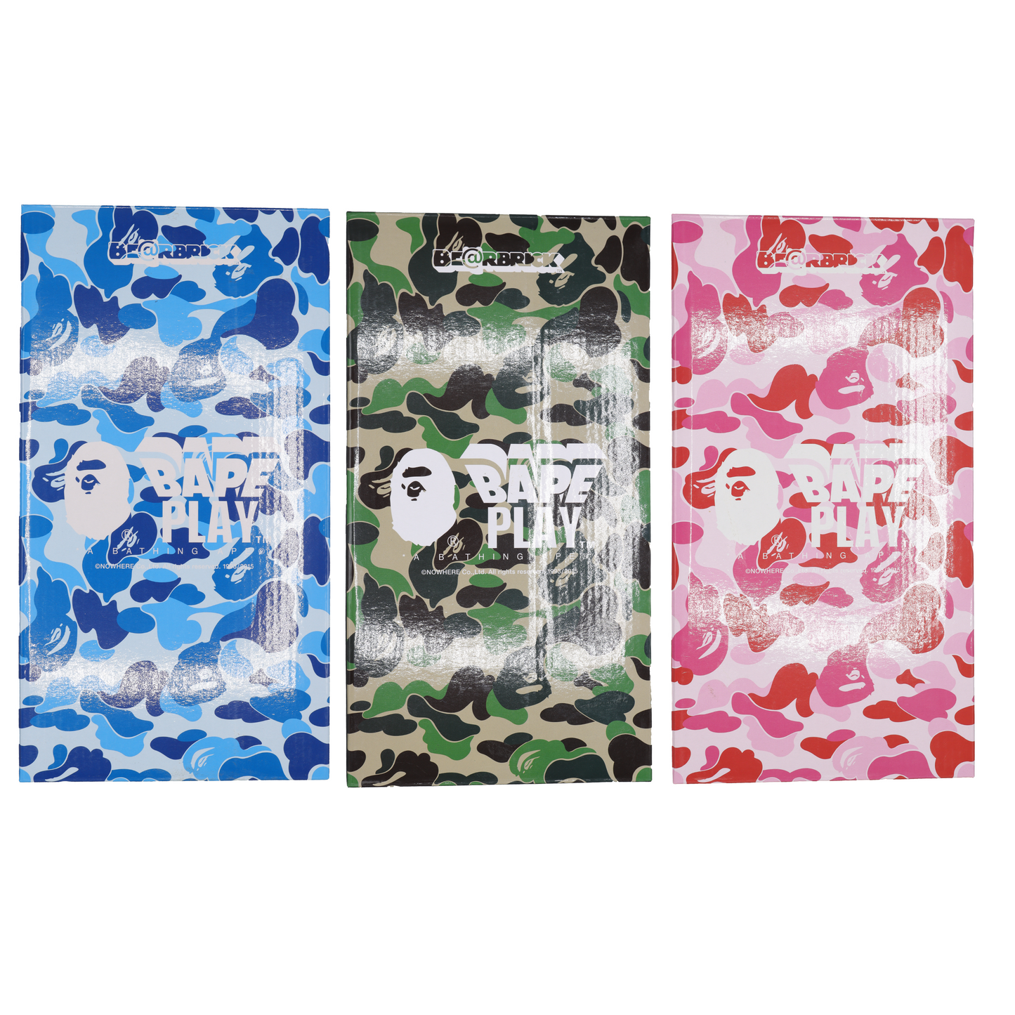 BAPE 400% Bearbrick (SET OF 3) (2015)