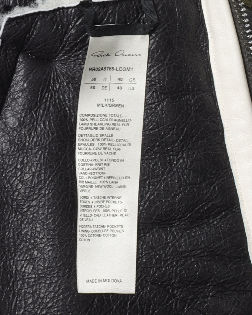 FW21 Gethsemane Runway Shearling Leather Jacket
