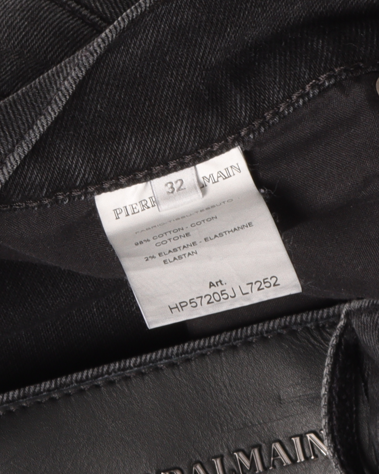 Black Denim Pant