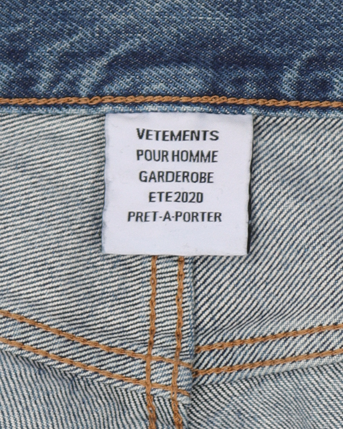 SS20 Gothic Embroidery Denim