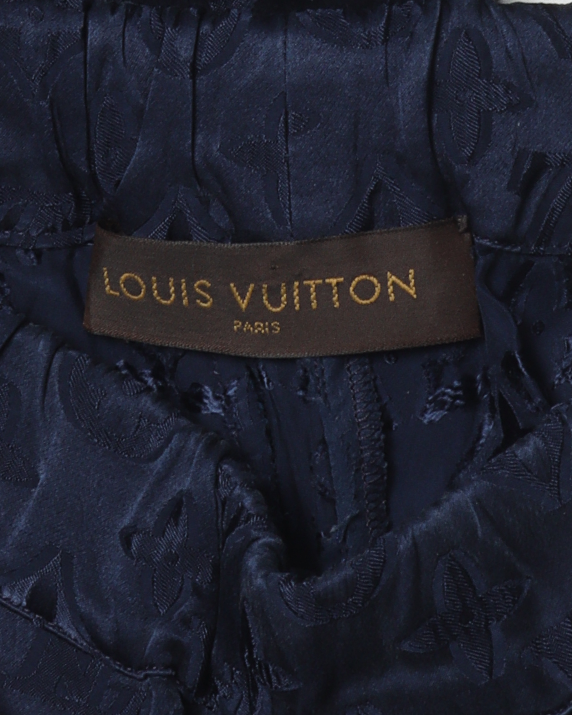 Louis Vuitton Supreme Monogram Silk Pajama Top