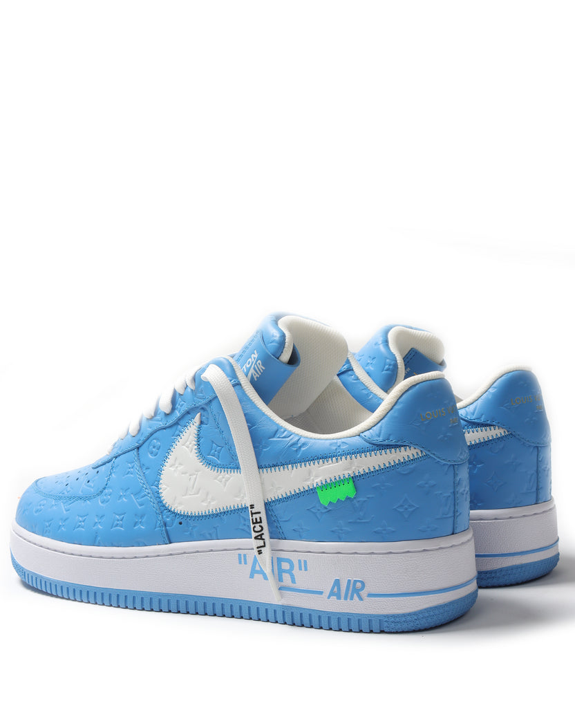 SNEAKR Keychain Louis Vuitton Nike Air Force 1 Low blue