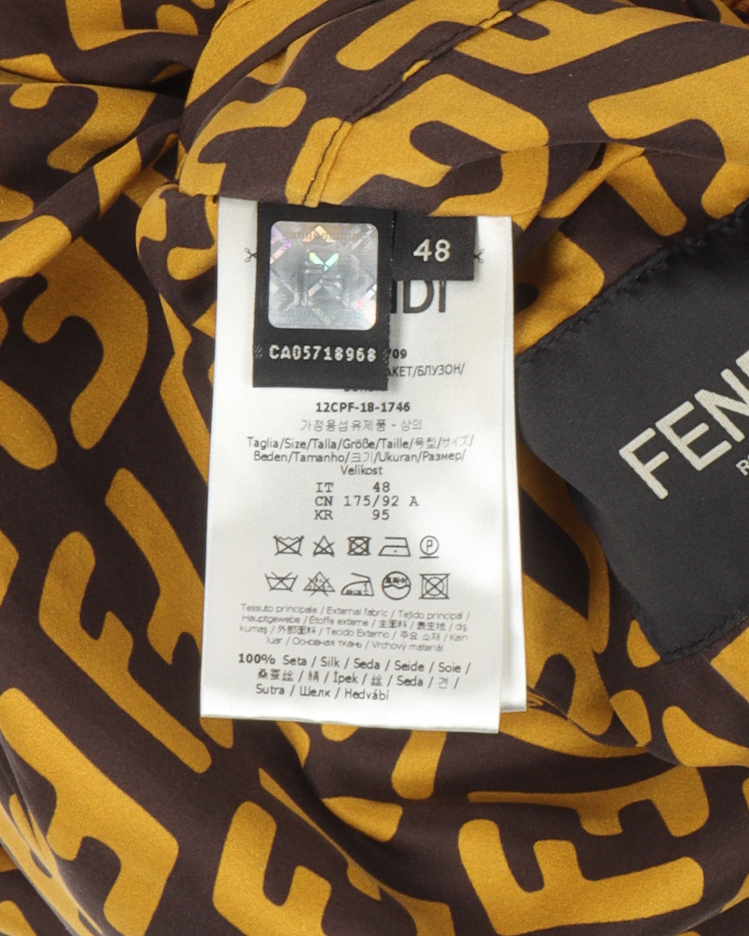 Fendi 🔥 Vintage Fendi Roma Reversible Monogram Puffer Jacket