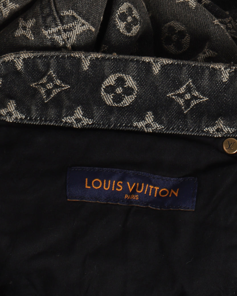 Louis Vuitton Monogram Distressed Baggy Denim