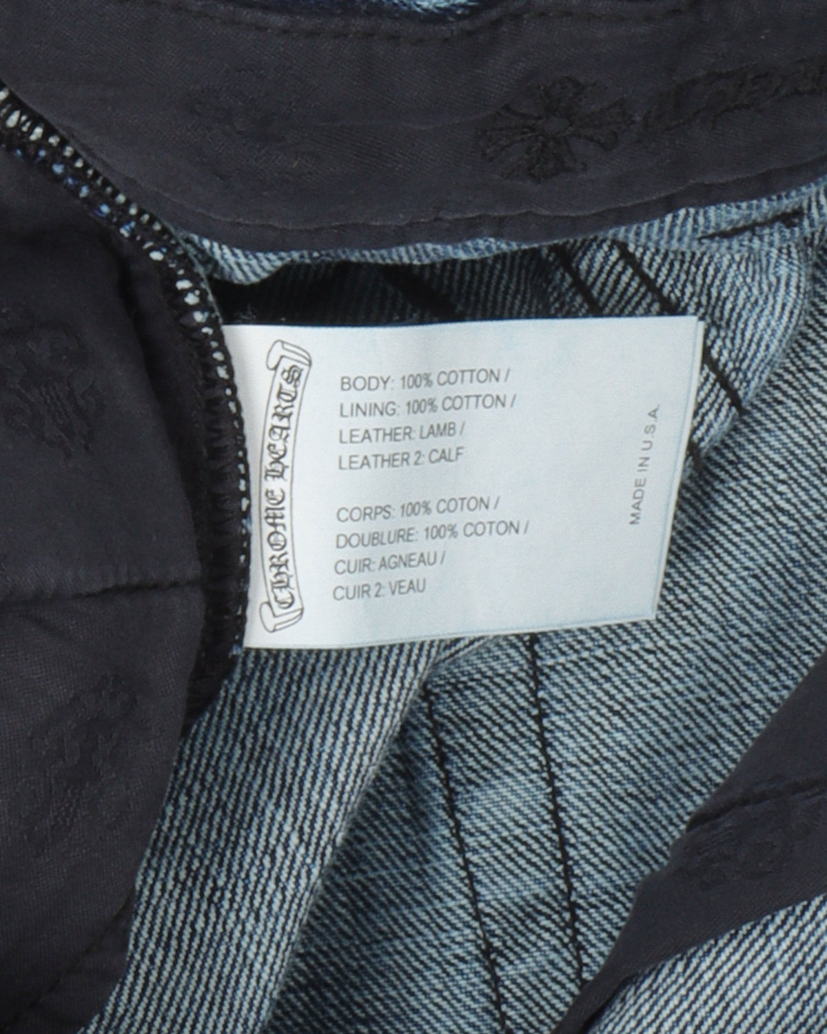 Fleur Knee Denim w/ 33 Cross Patches