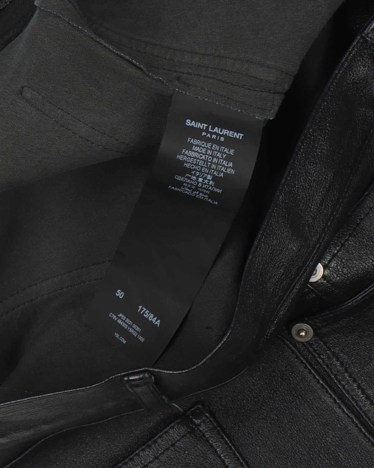 Leather Skinny Jeans