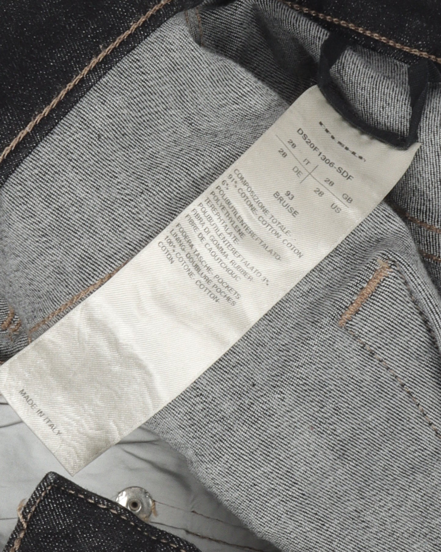 Tyron Waxed Denim Jeans