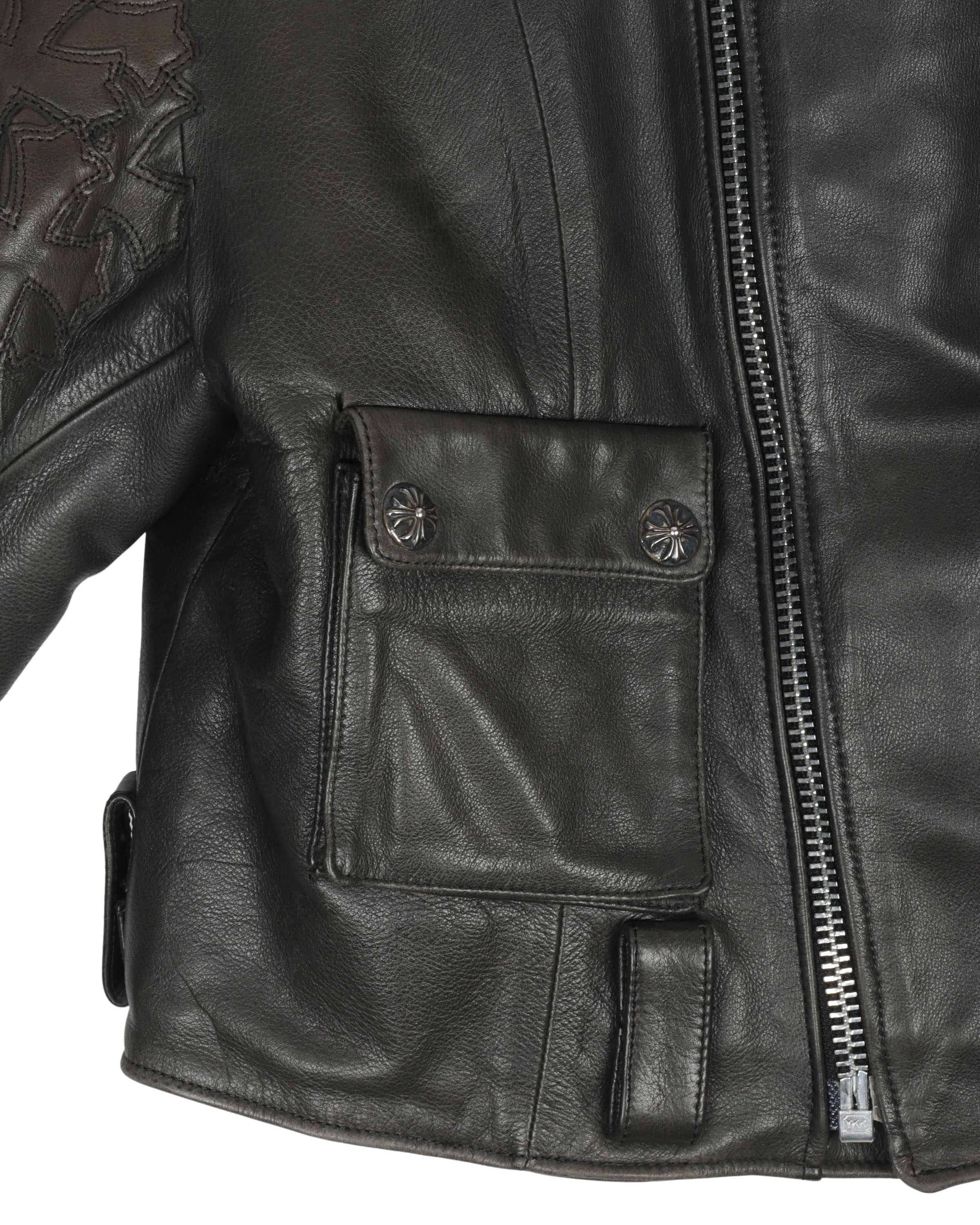 Cher's Custom Shearling Leather Bomber Jacket