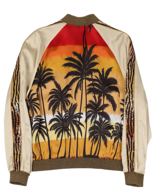 SS16 Runway Sequin Palm Tree Jacket
