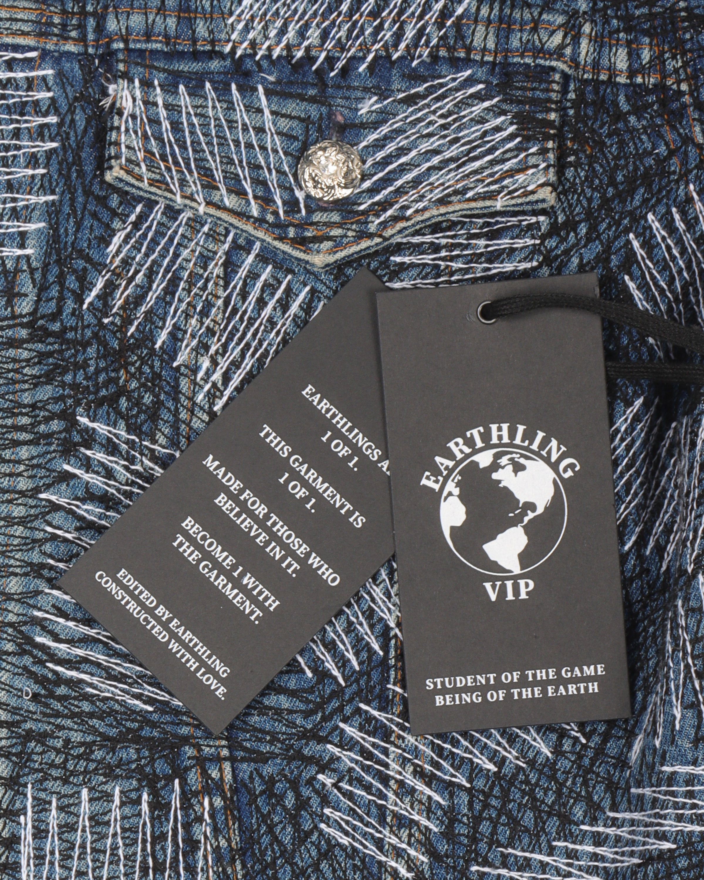 Earthling VIP Circus Stitch Blue Jacket – Justin Reed