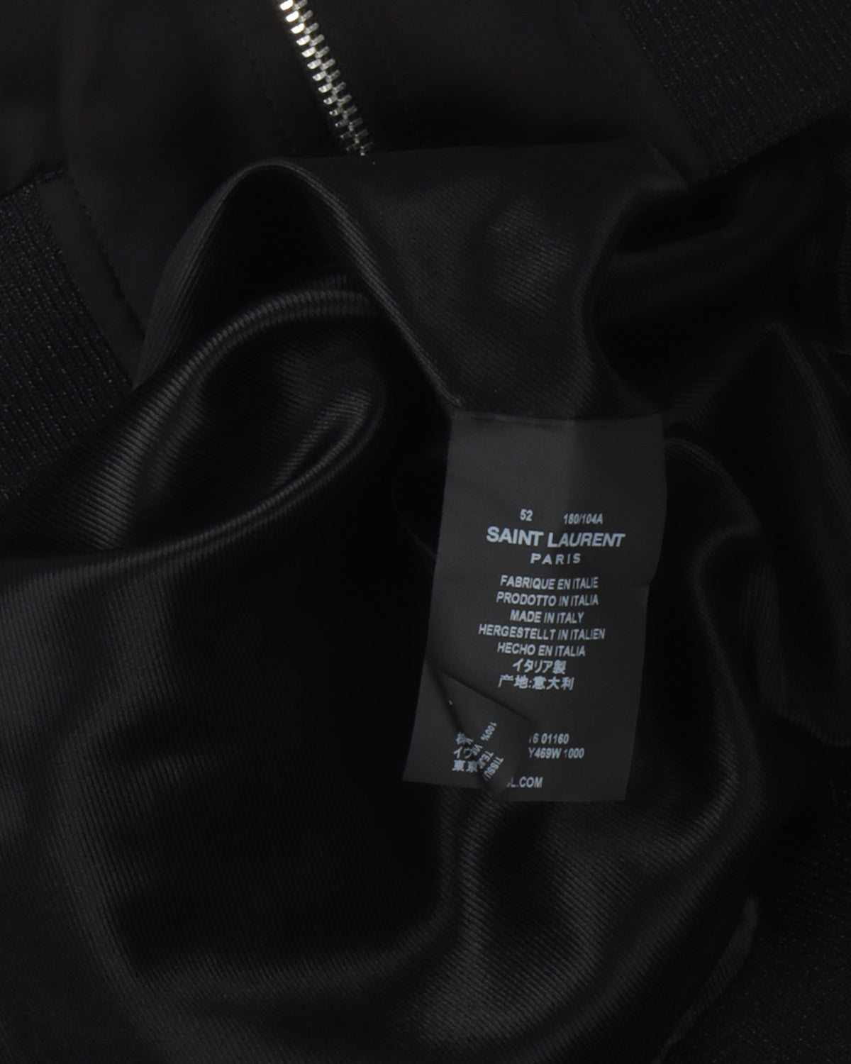 Glitter Patch Viscose Bomber Jacket
