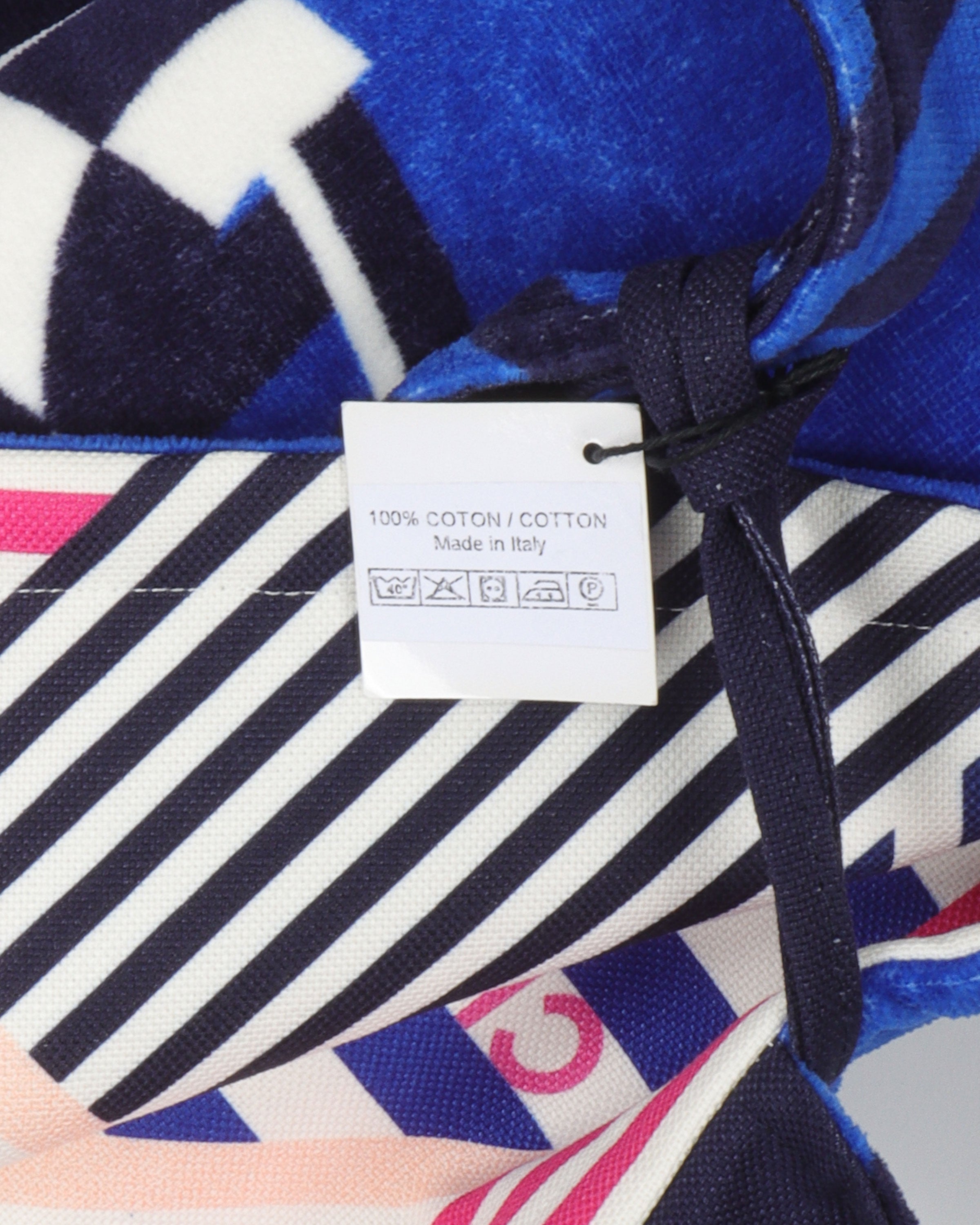 Chanel Terry Beach Tote With Towel, White and Navy Terry Fabric, New In  Dustbag (Ships From London)