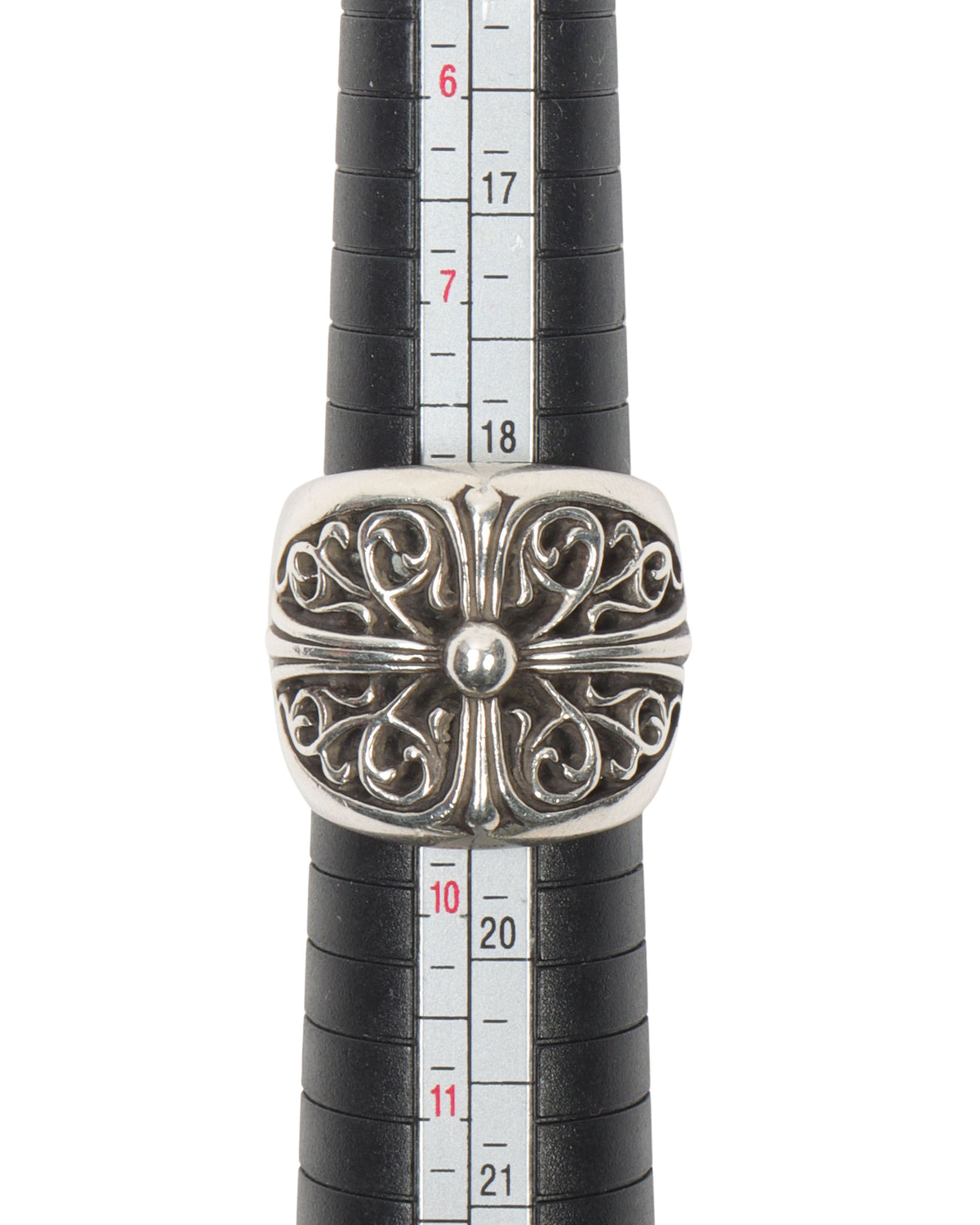 Oval Cross Ring