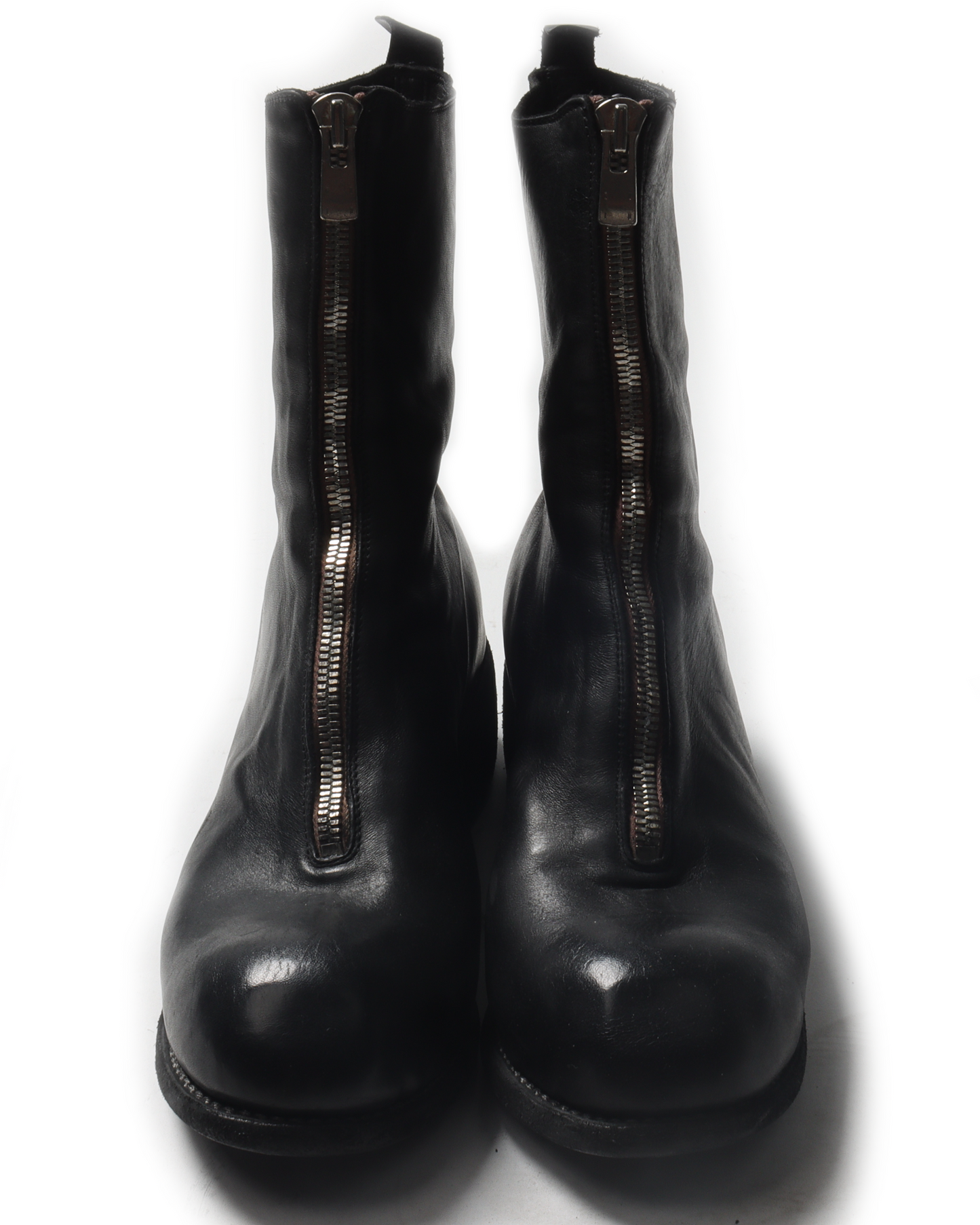 PL2 Front-Zip Ankle Boots