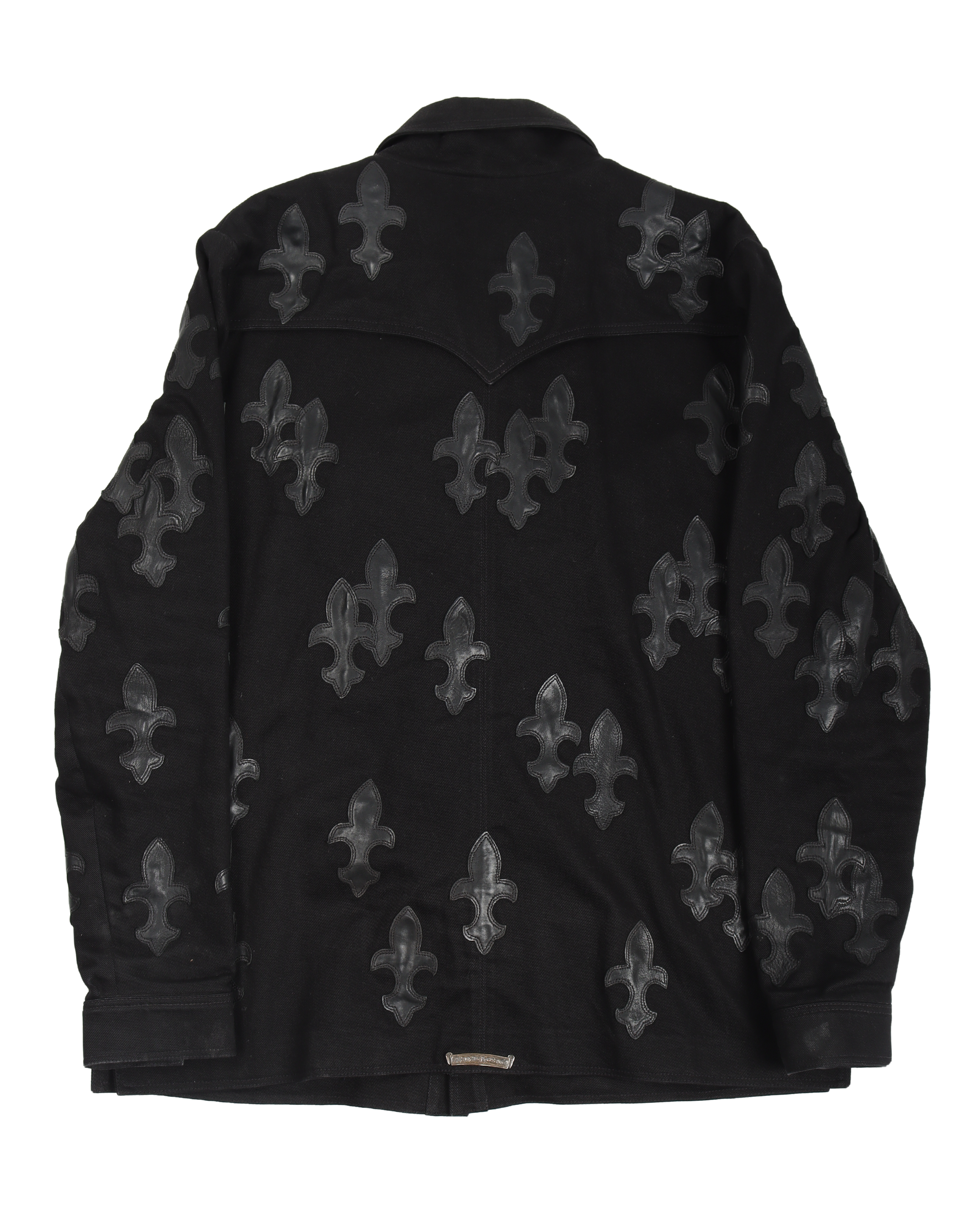 Fleur-de-lis 97 Patch Black Denim Jacket