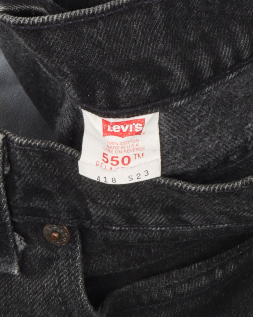 Levi's 550 Black Jeans