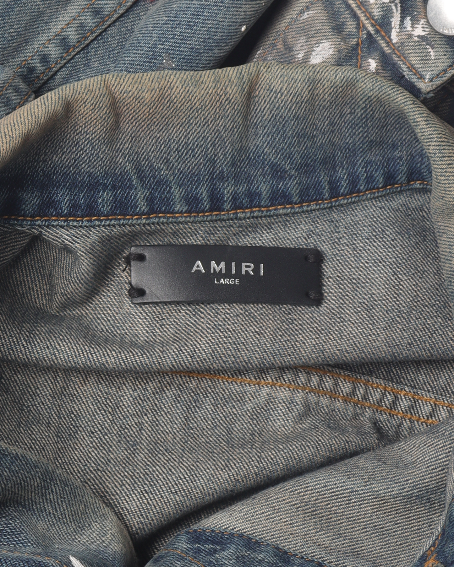 Denim Splatter Paint Jacket