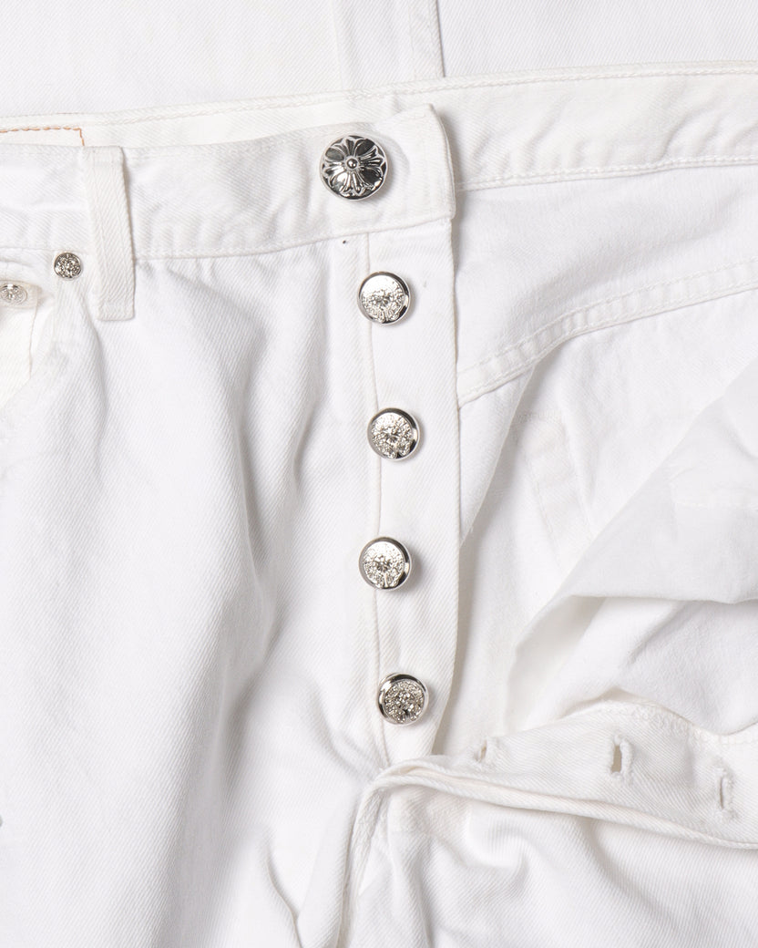 White Levi Jeans