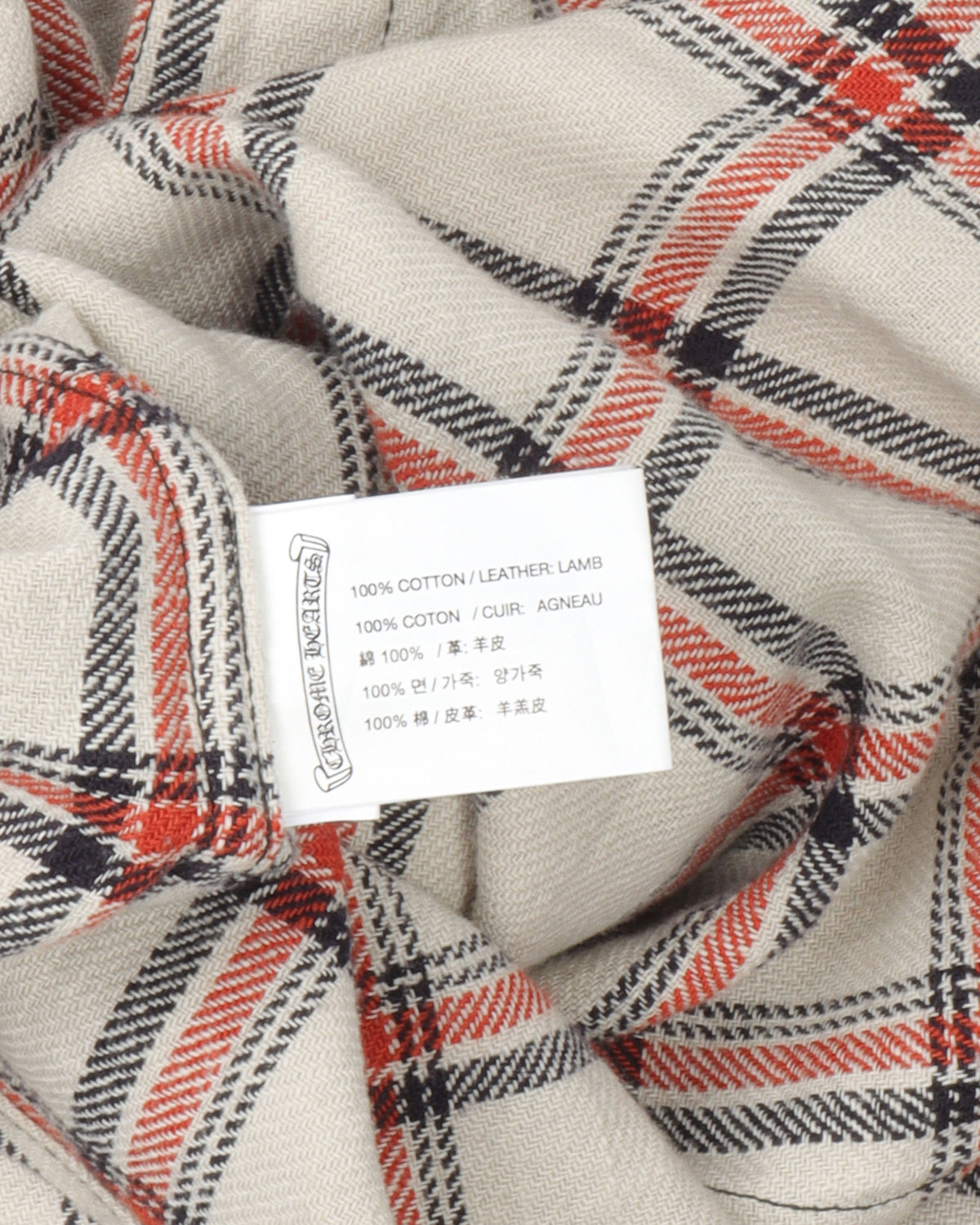 Fleur De Lis Cross Patch Flannel Shirt