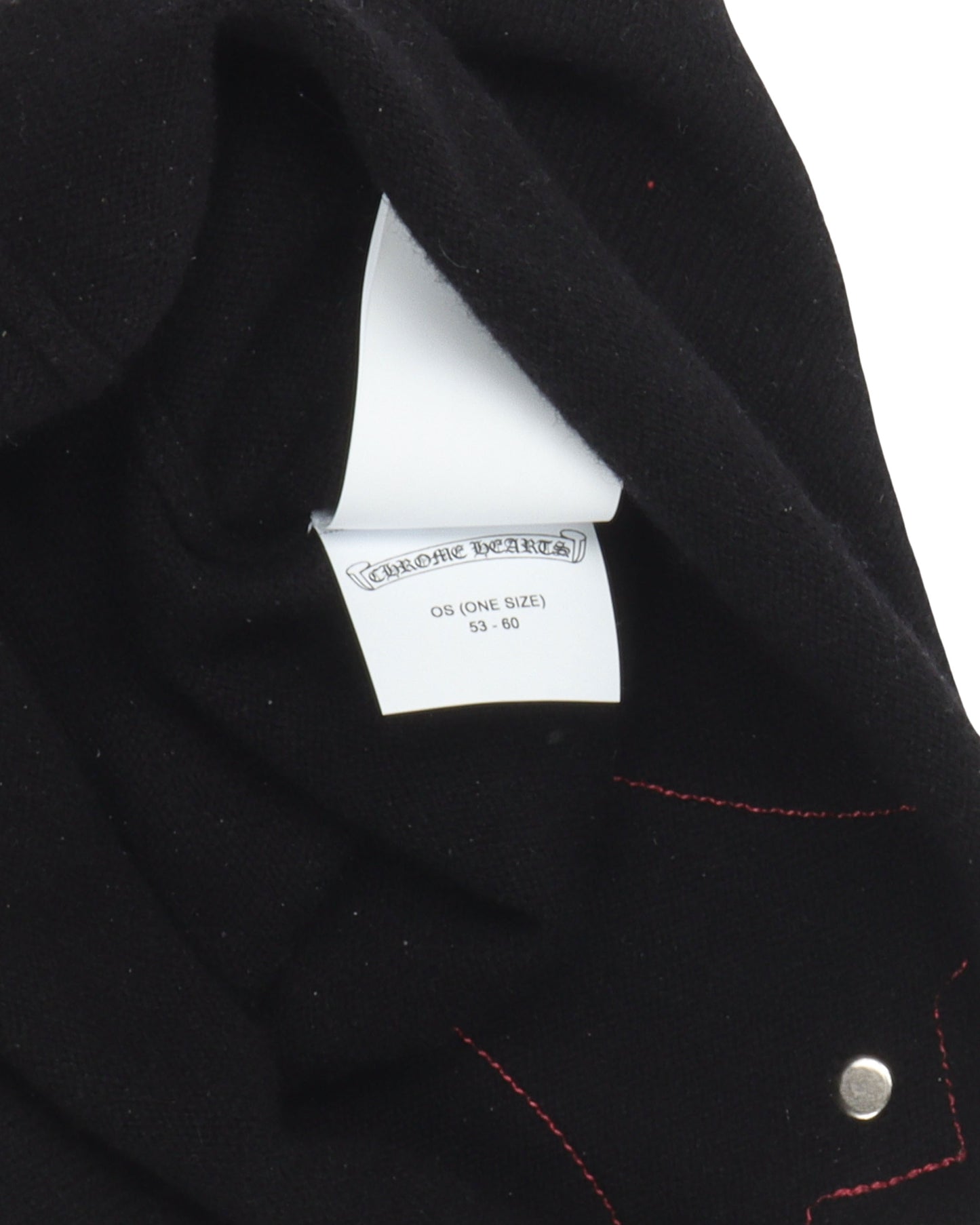 Leather Cross Cashmere Mask