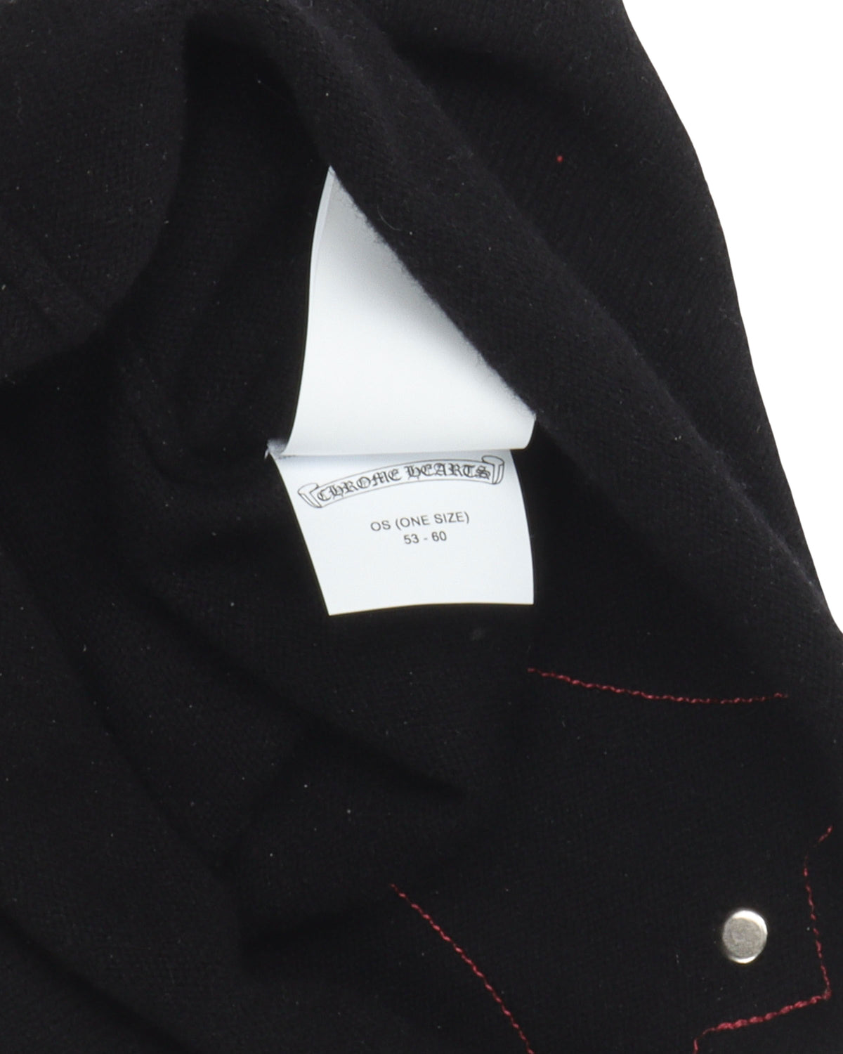 Leather Cross Cashmere Mask