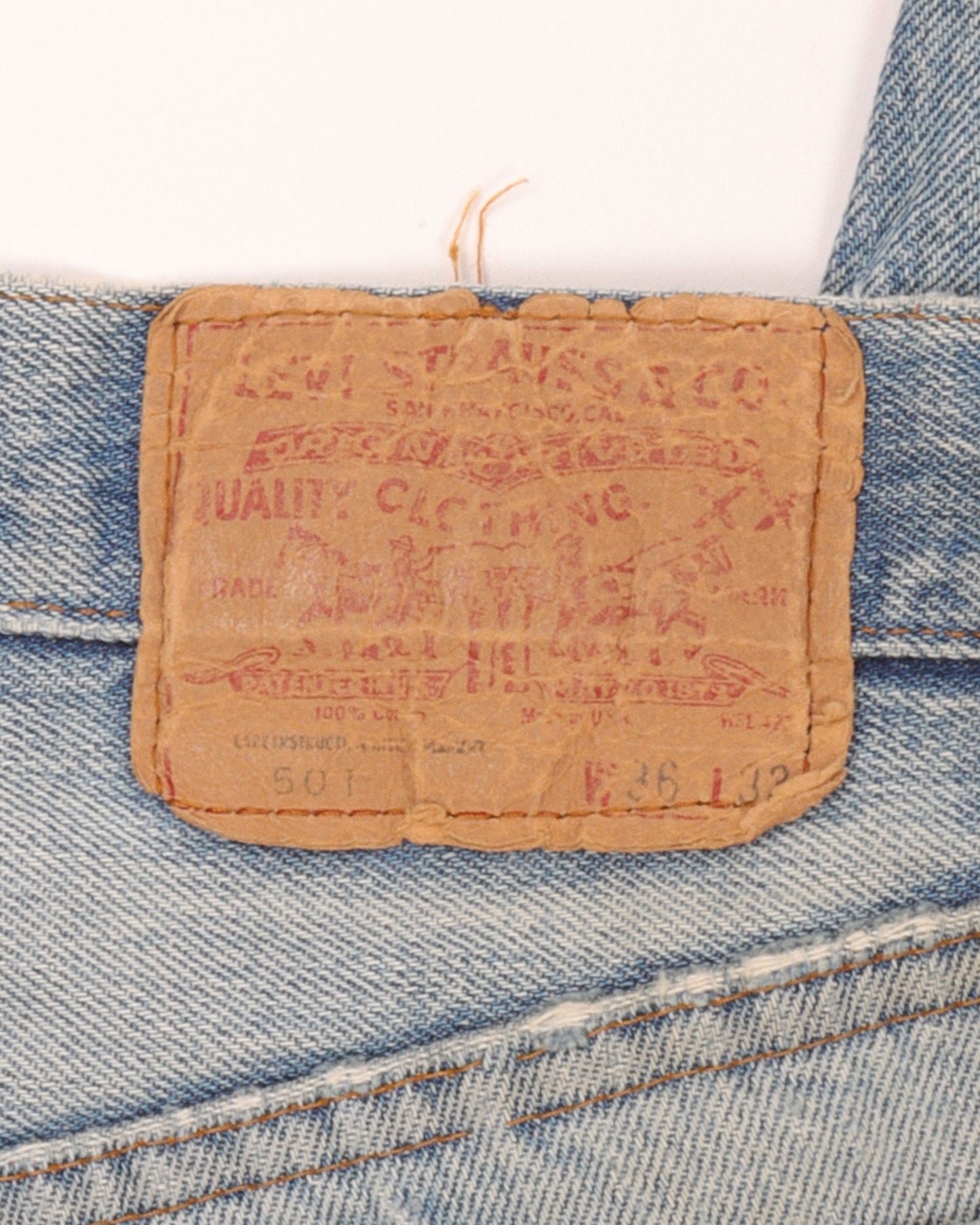 Levi's Light Wash 501 Jeans