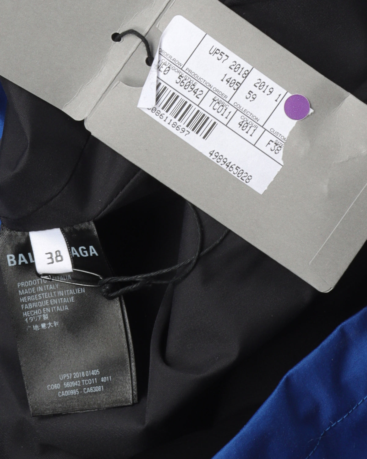 Blue Jacket with Logo