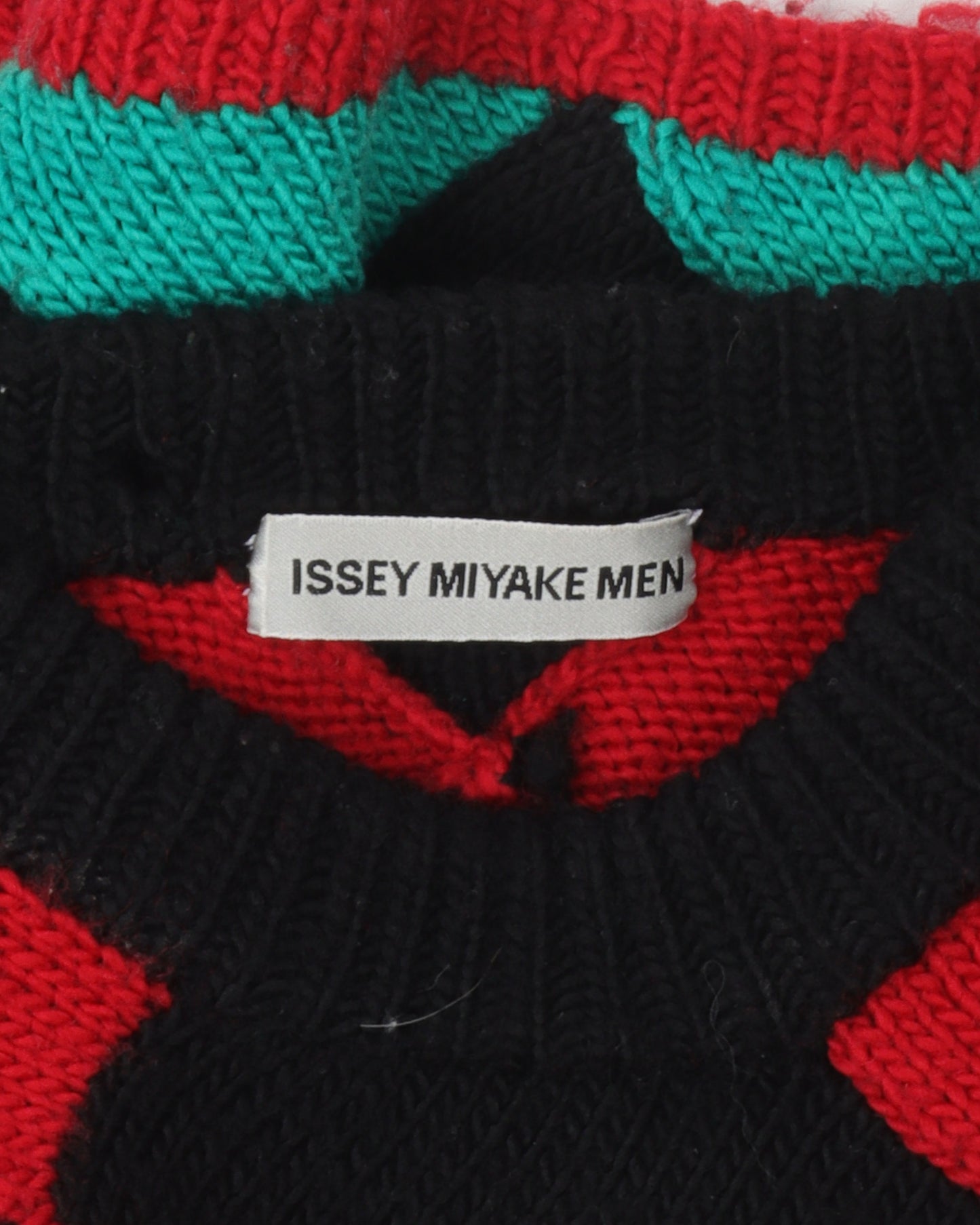 Multicolor Knit 1990s Sweater