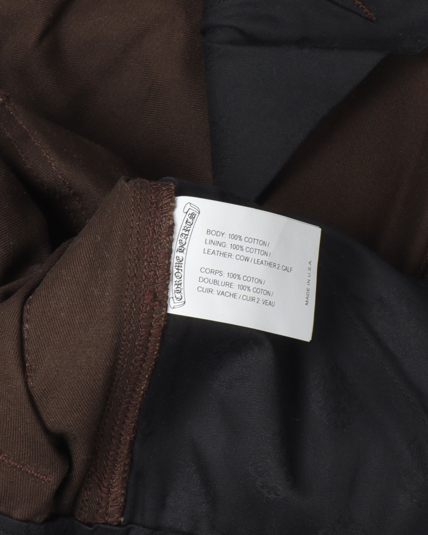 Double Knee Cross Patch Pants