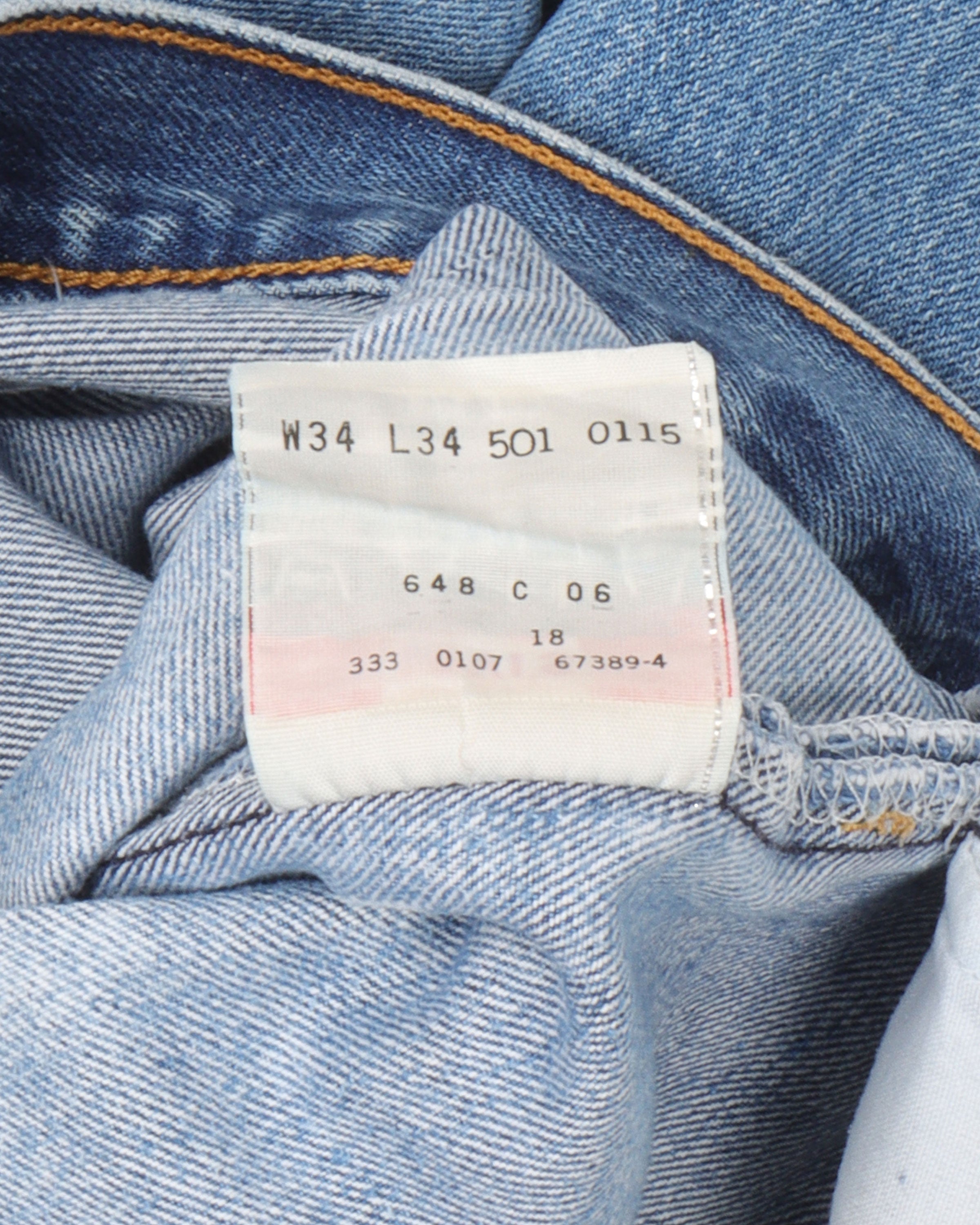 Released Hem Levi's 501 Jeans