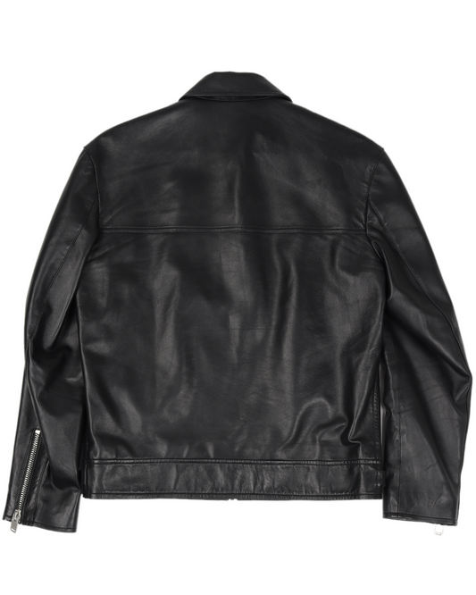 SS16 Full Zip Lamb Leather Jacket