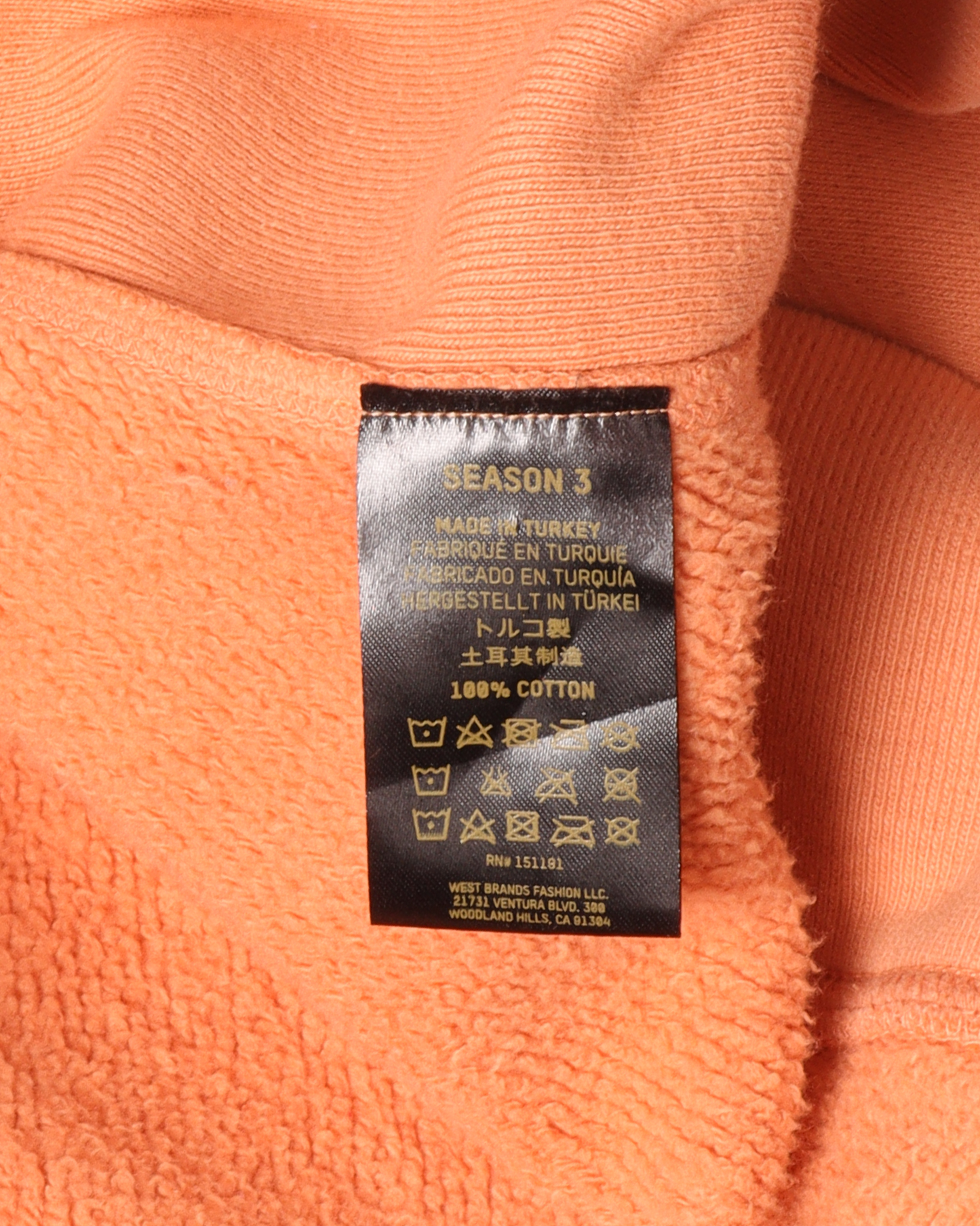 Season 3 Zip Up Hoodie