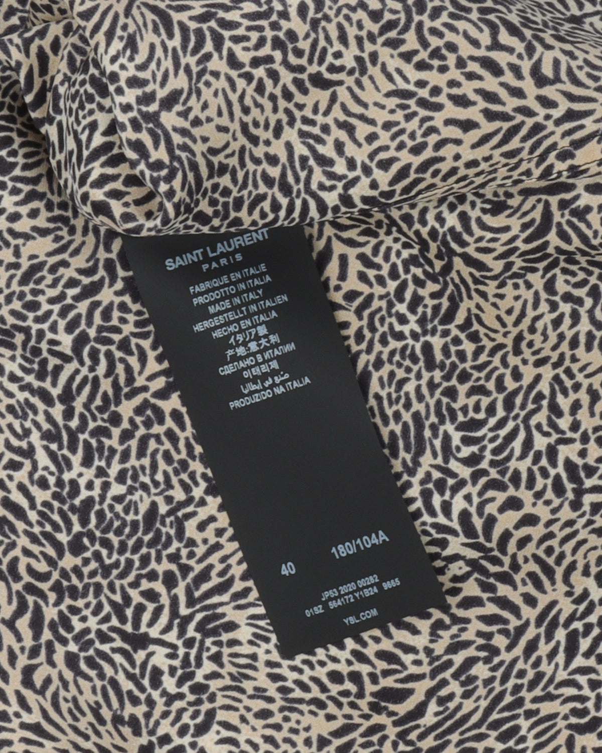 Tiger Print Button Shirt