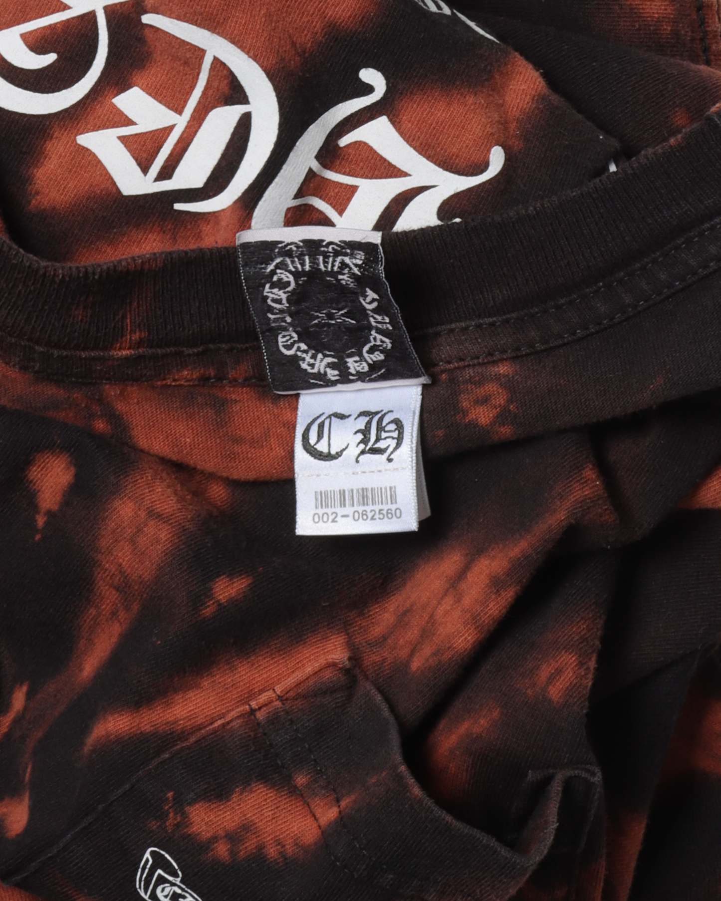 Bleach Dye Long Sleeve T-Shirt