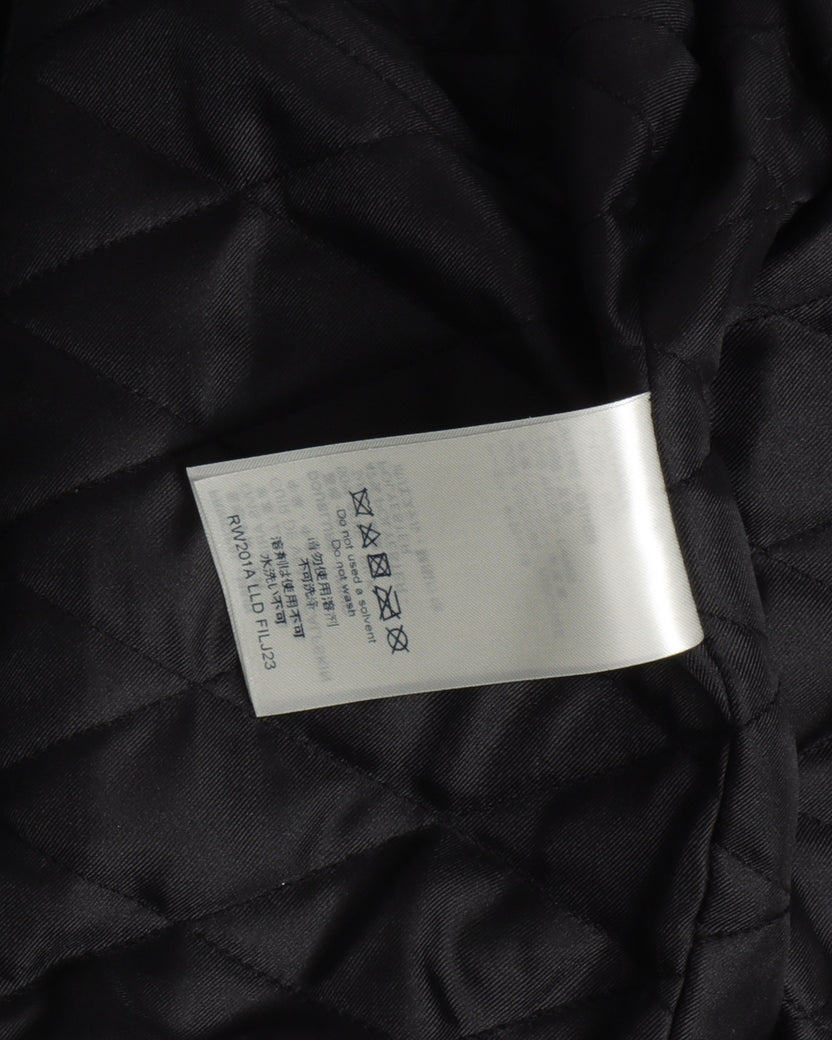 Cropped Monogram Leather Jacket