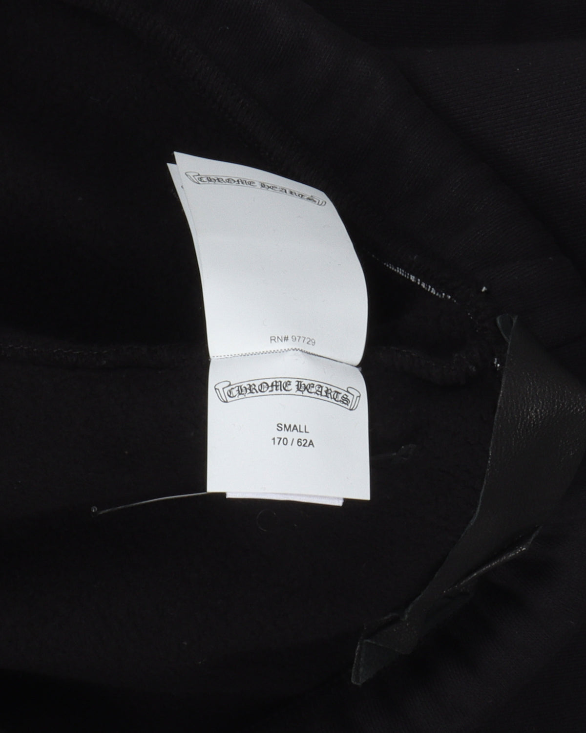 Cross Patch Leather Sweat Pant