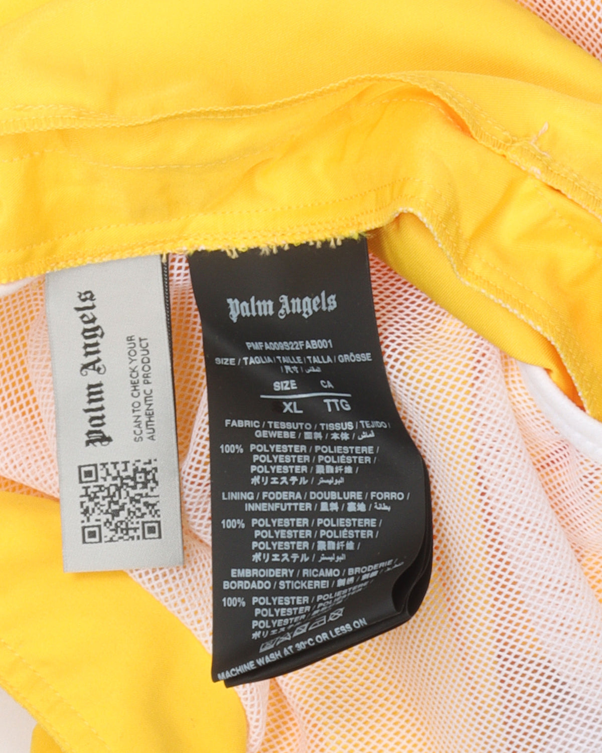 Yellow Monogram Swim Shorts