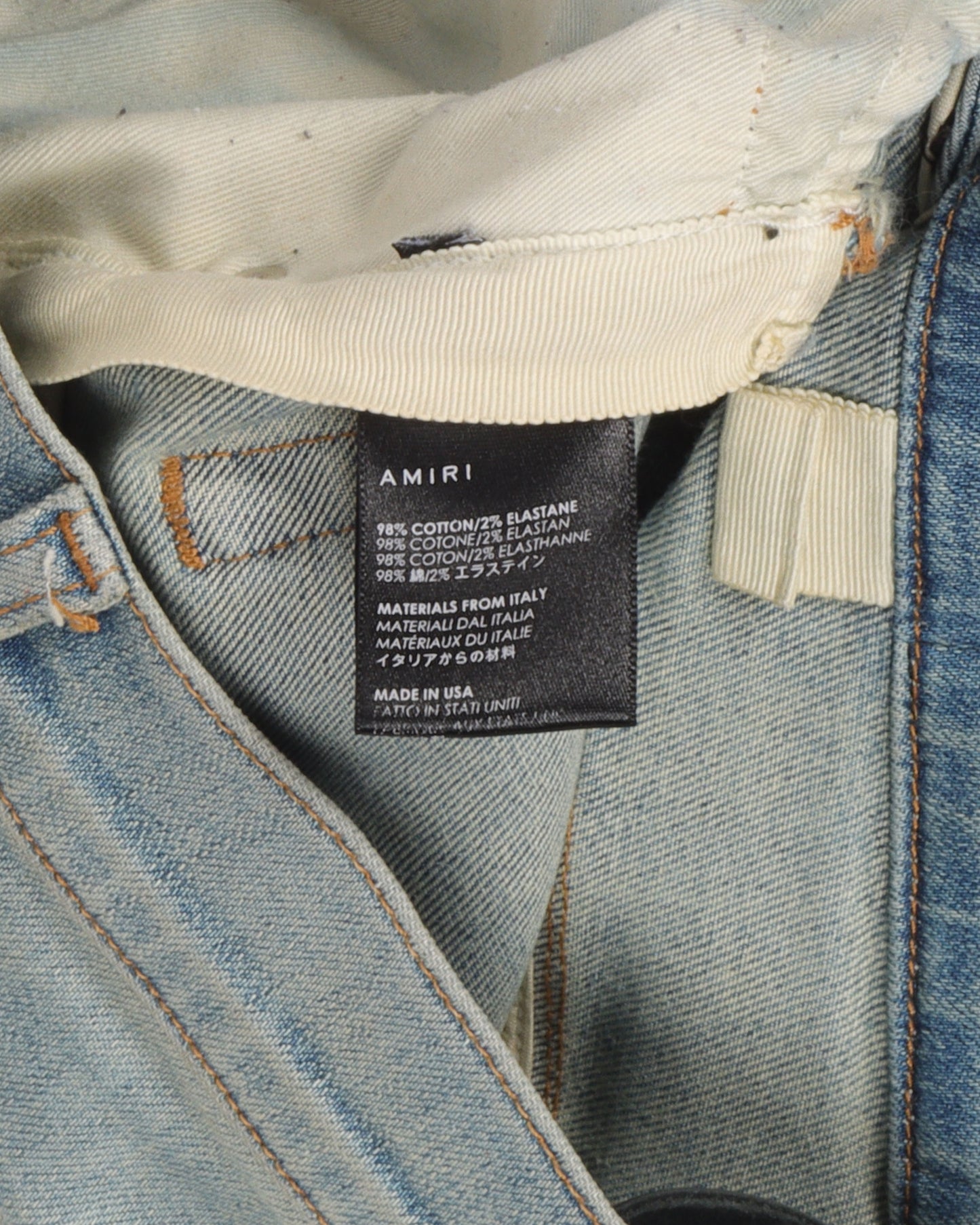 Paint Distressed Jeans
