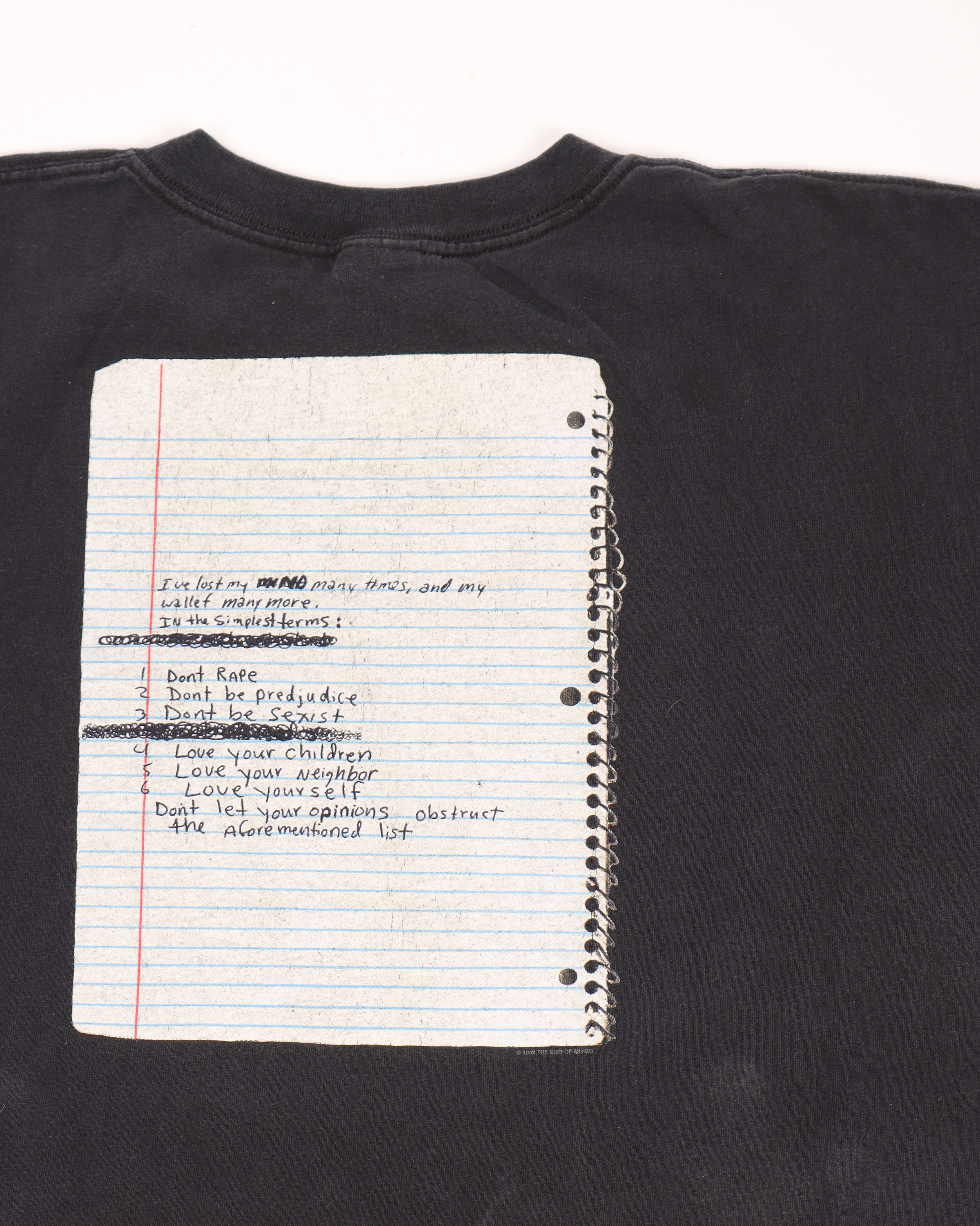 Kurt Cobain Graphic Print T-Shirt