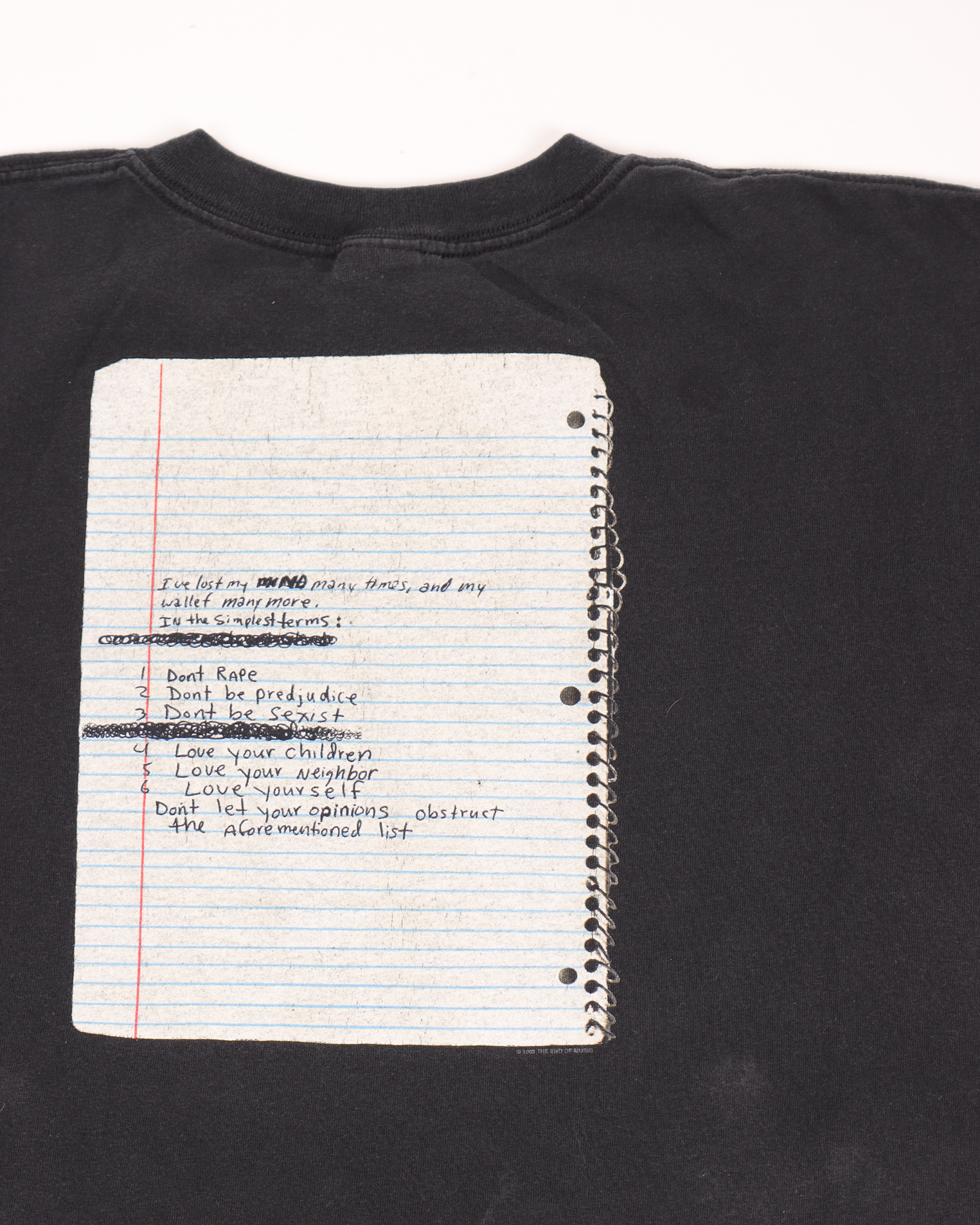 Kurt Cobain Graphic Print T-Shirt