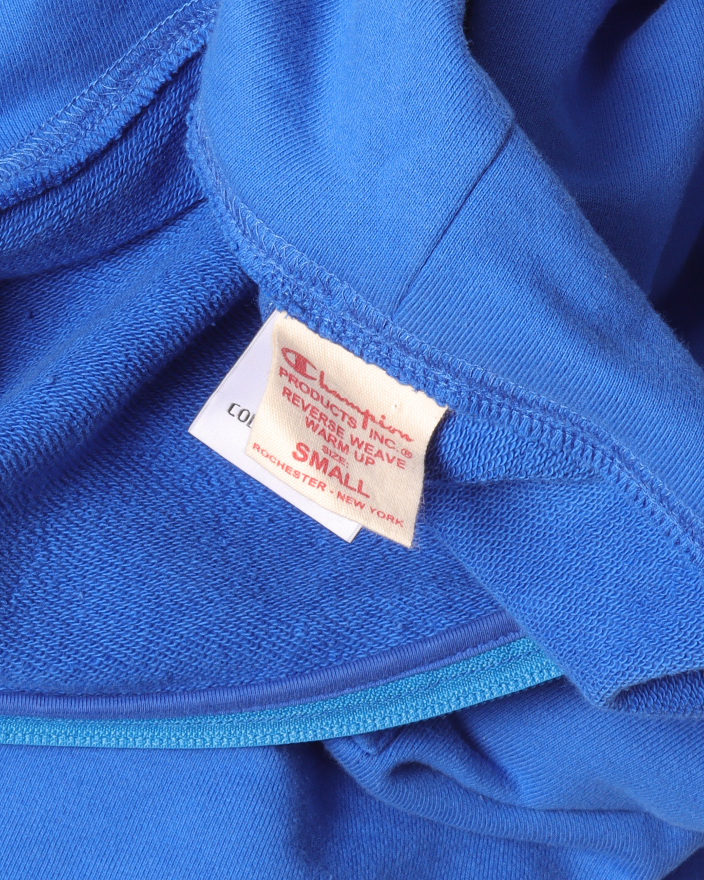 Champion Cut Shoulder Zip Up Hoodie